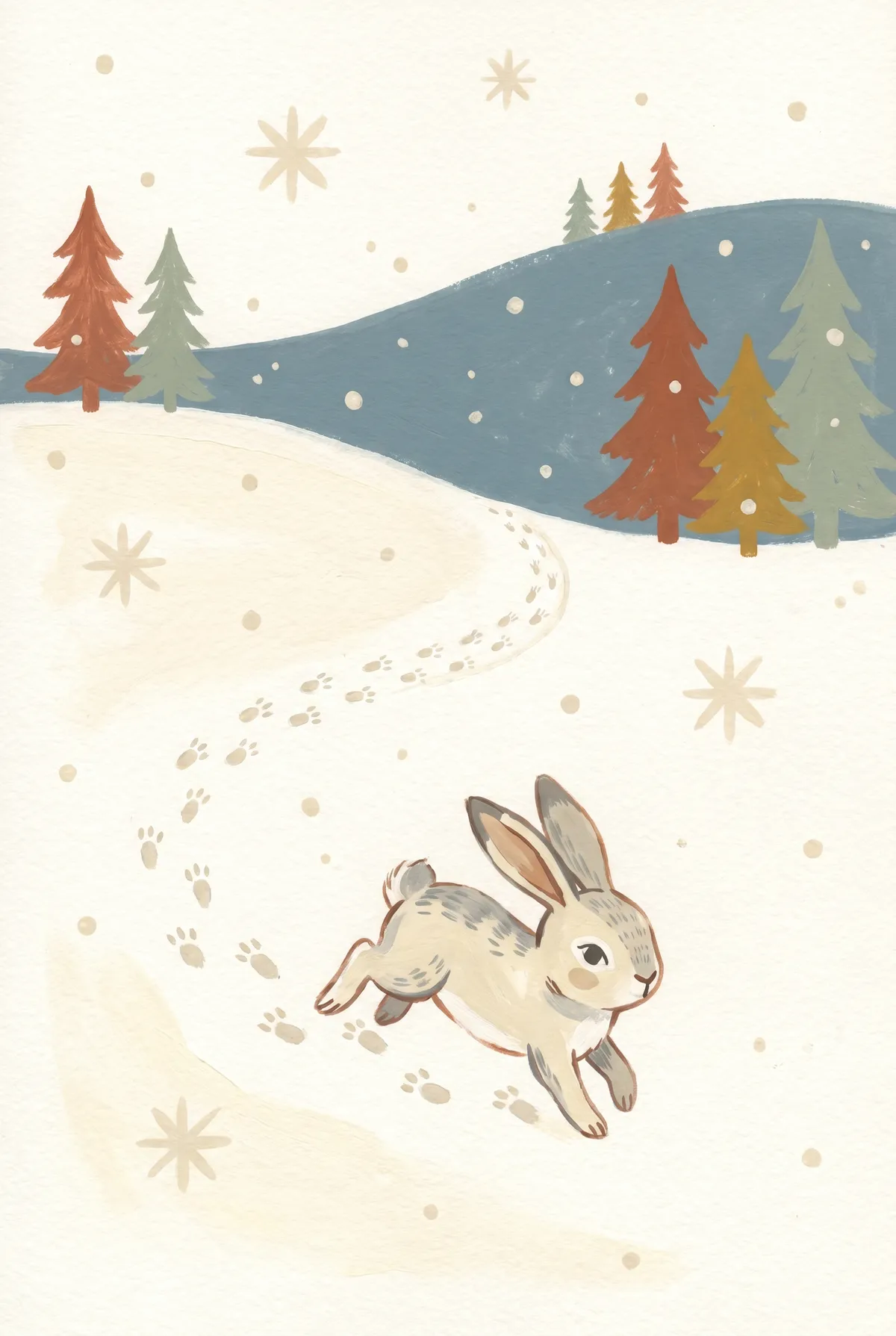 Snow Bunny Print