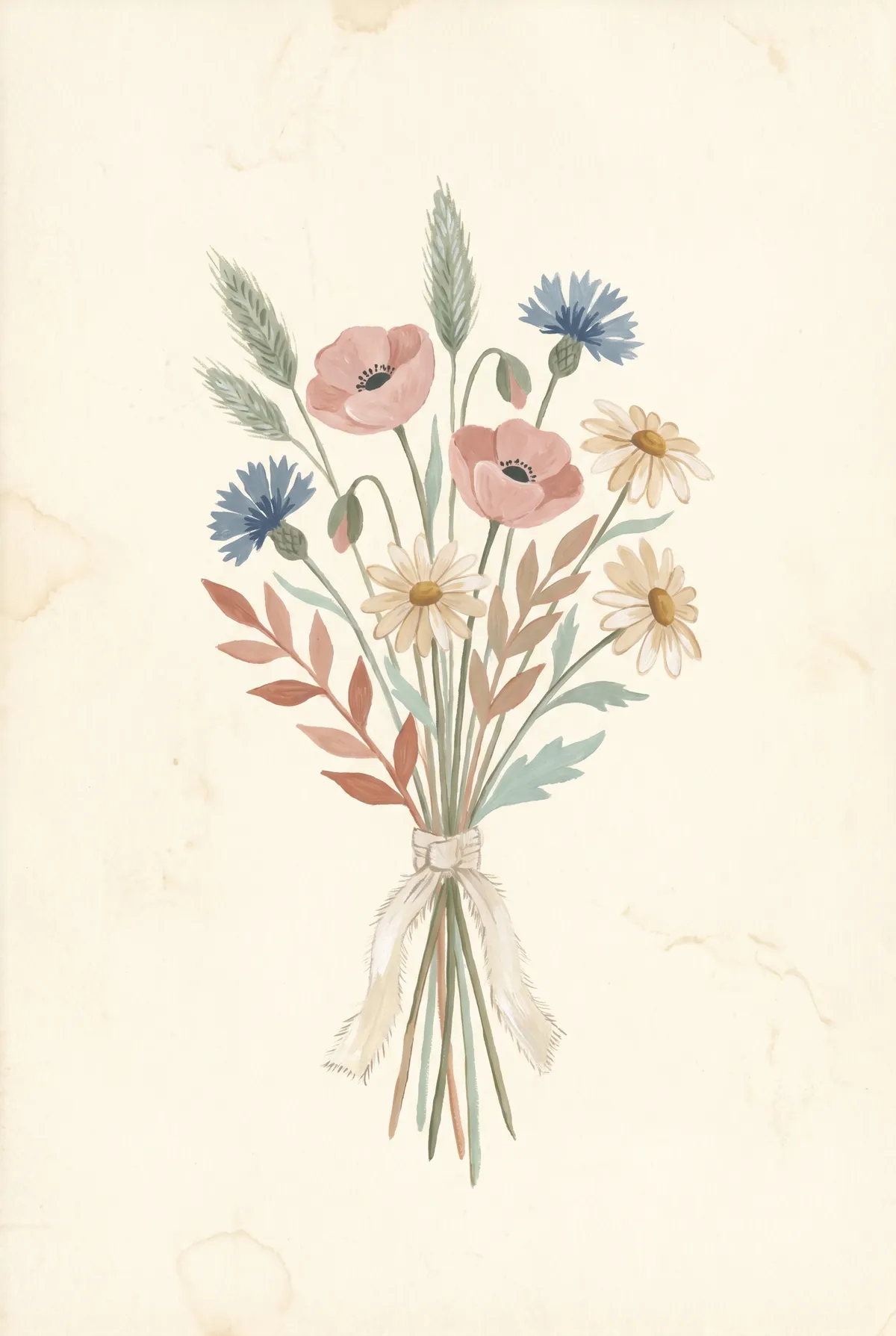 Wildflower Bouquet Print