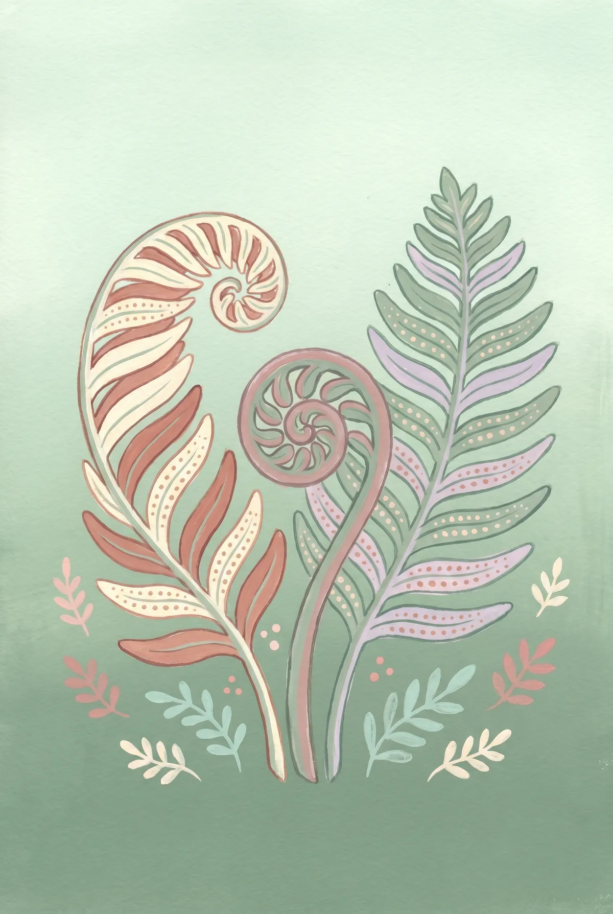 Fern Fronds Print