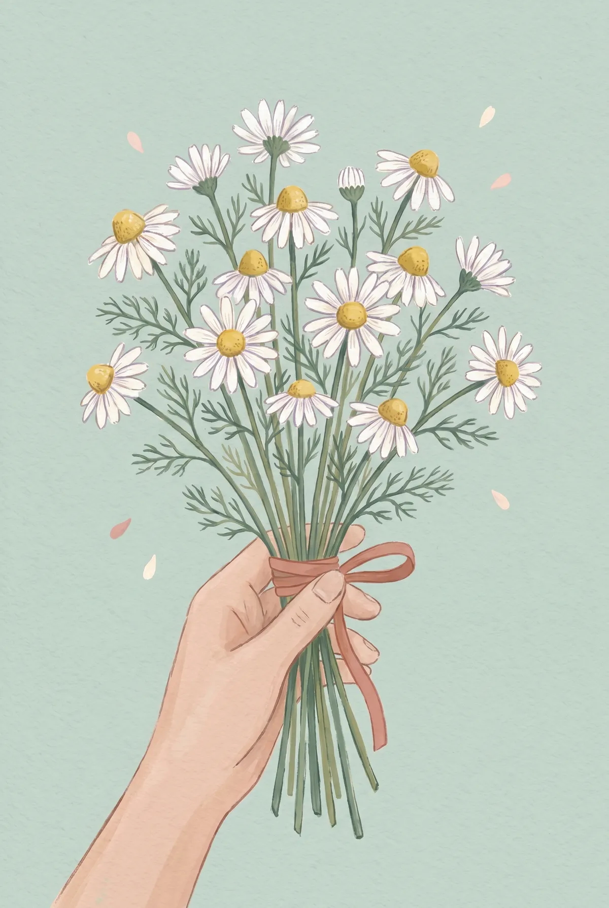 Chamomile Bouquet Print