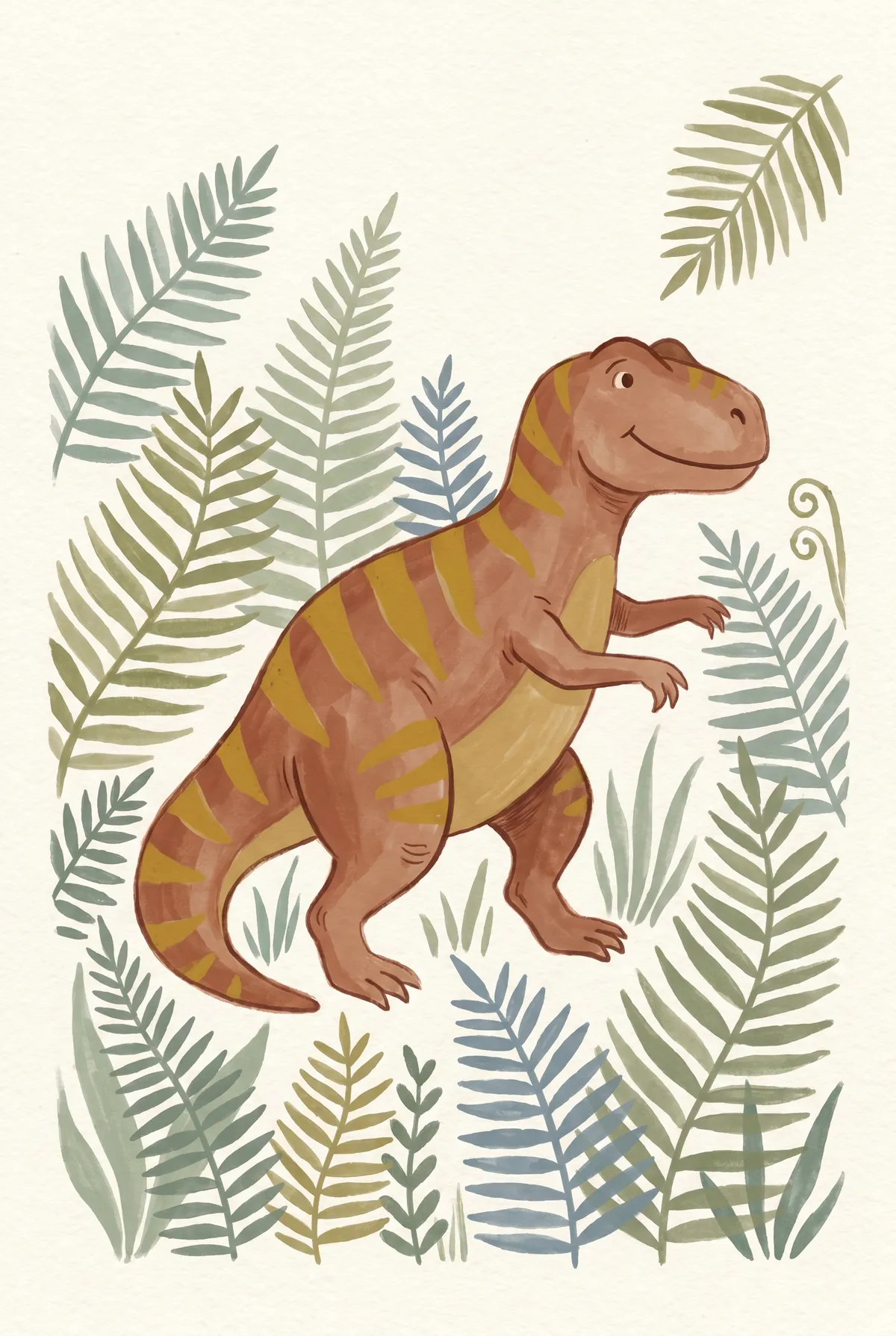 Allosaurus Dinosaur Print