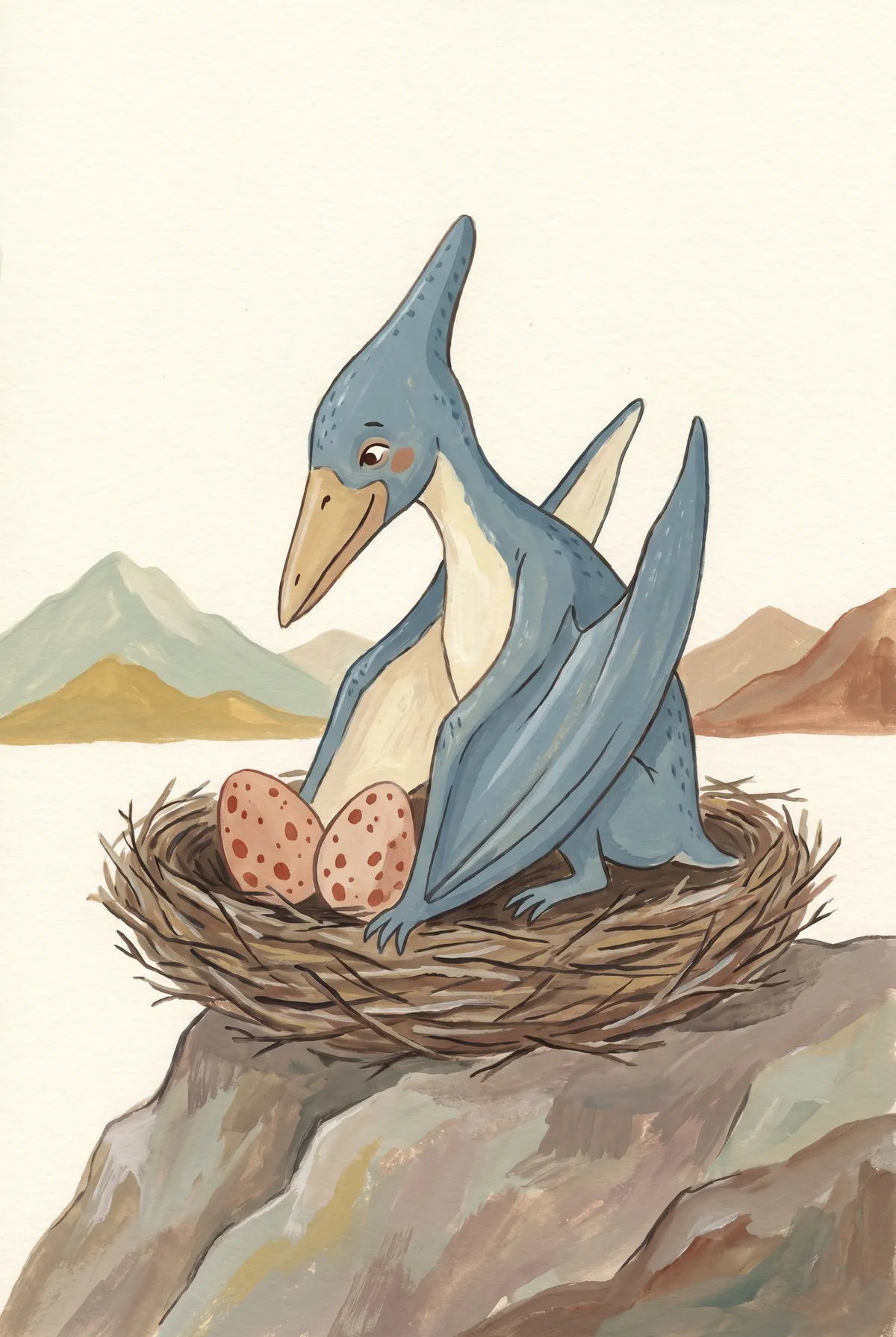 Pterodactyl Nest Print