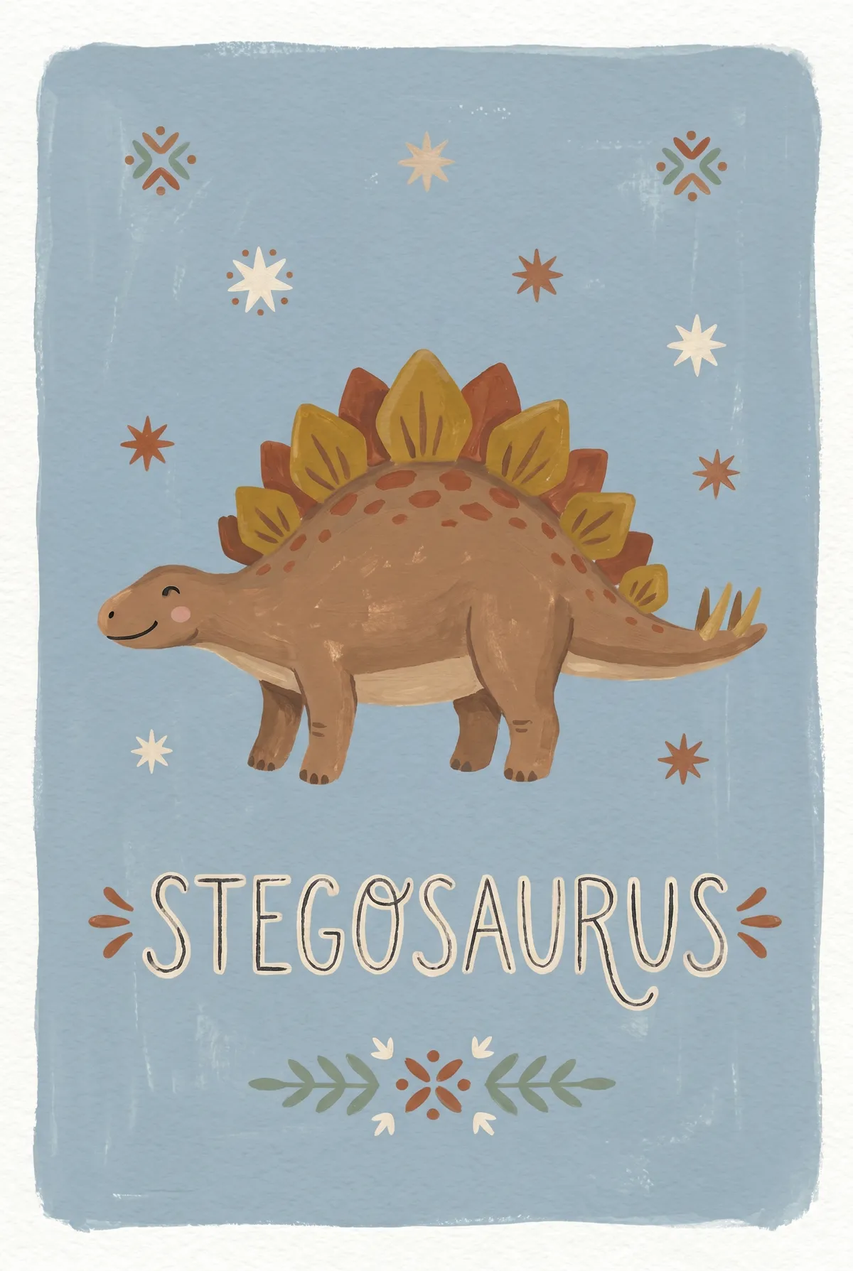 Stegosaurus Print