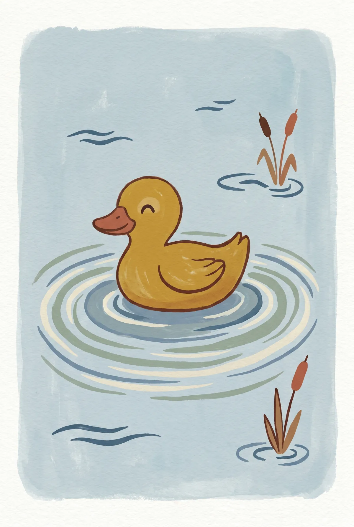 Duckling Pond Print