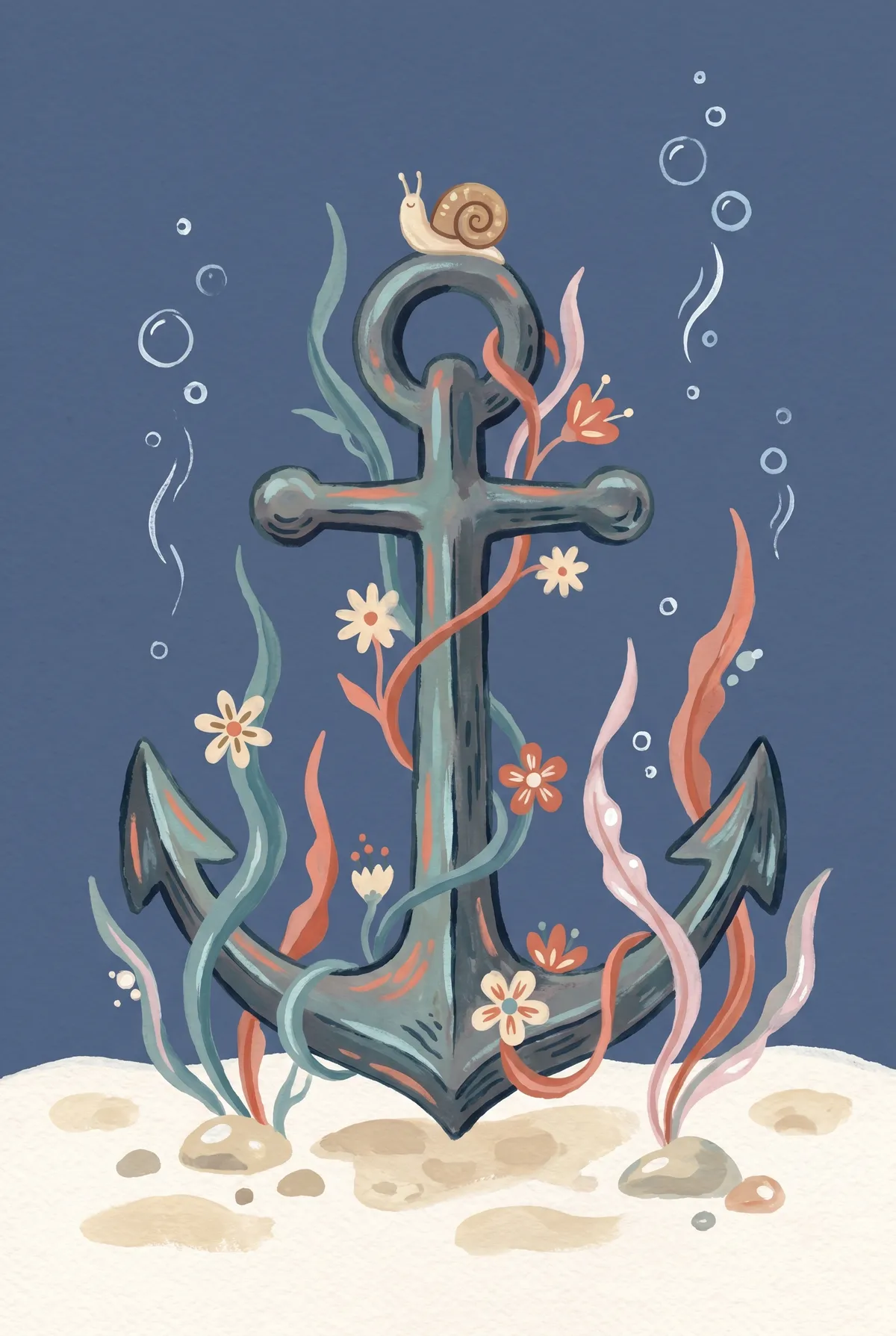 Underwater Anchor Print