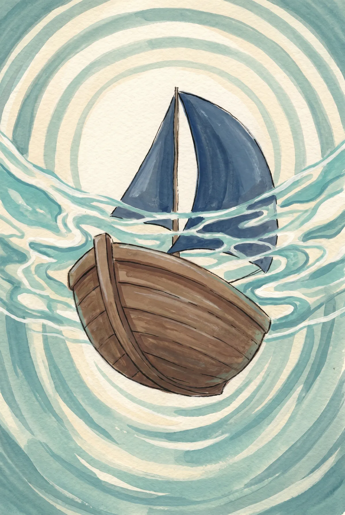 Sailboat Nursery Print