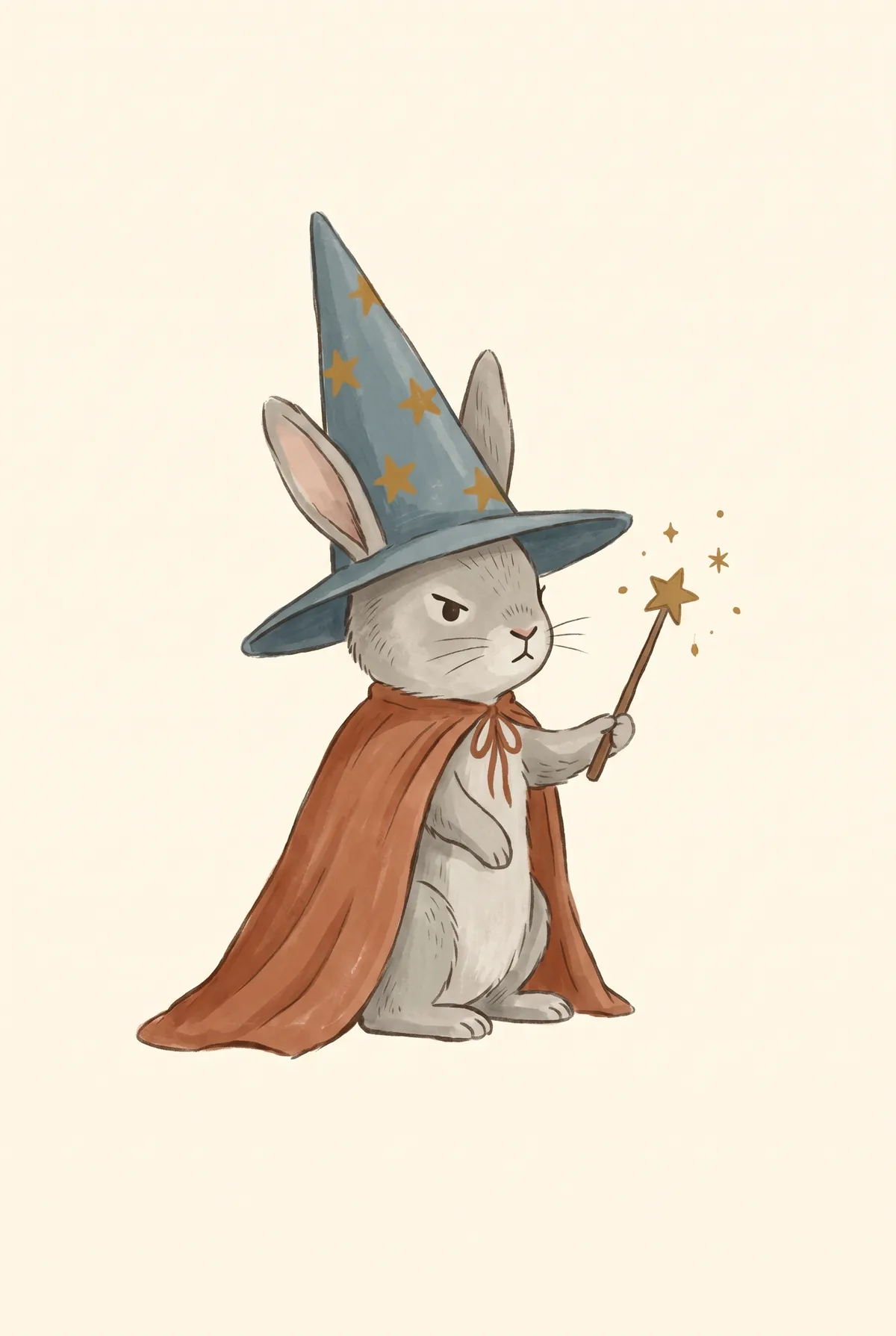 Wizard Rabbit Print