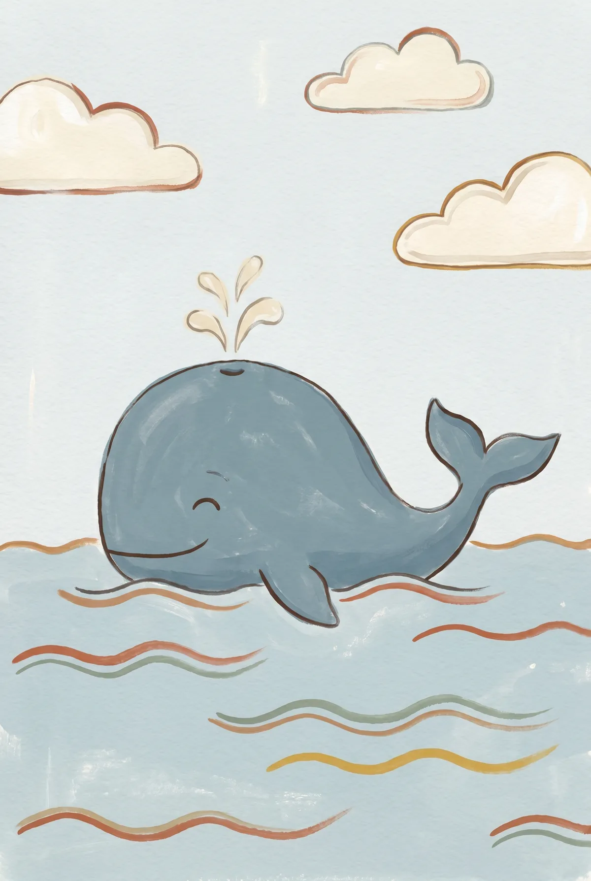 Whale Print