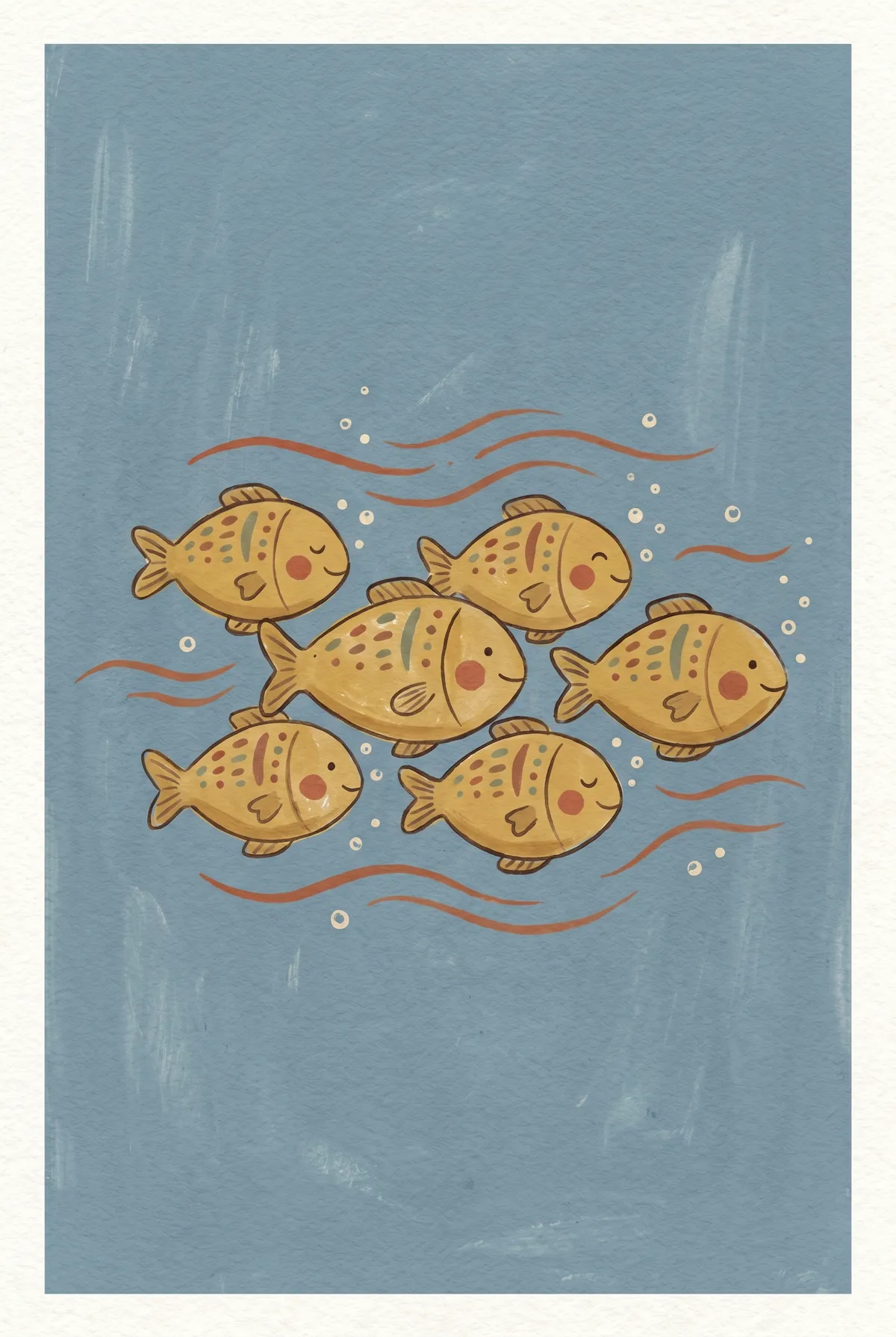 School of Fish Print