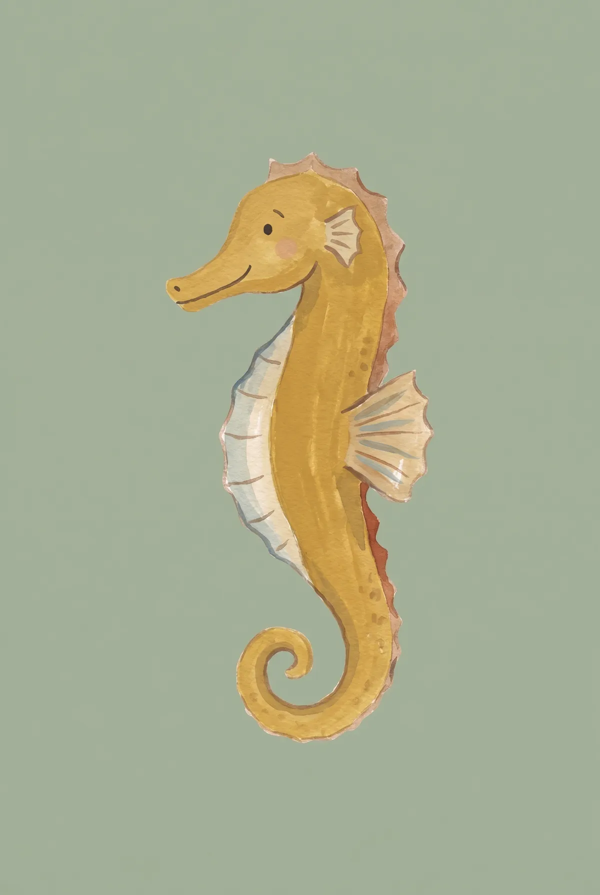 Seahorse Print