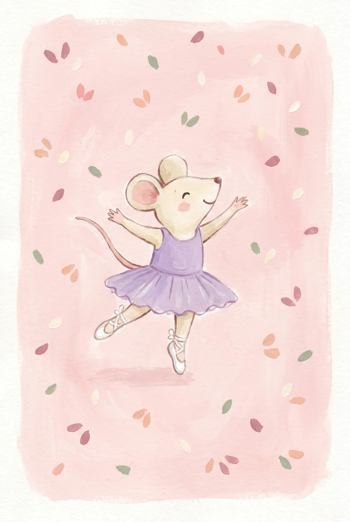 Ballerina Mouse Print