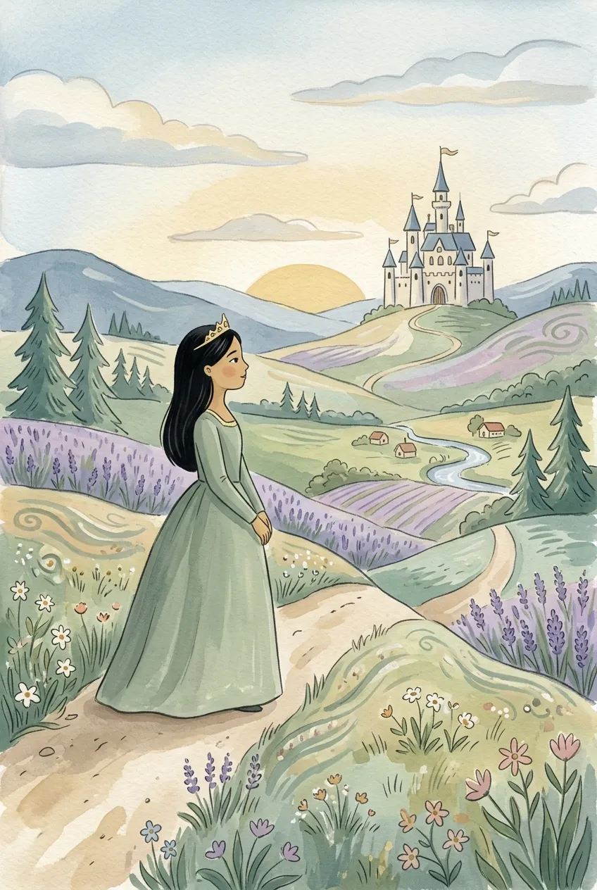 Princess & Castle Print