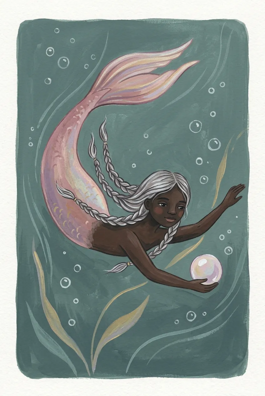 Mermaid Pearl Print