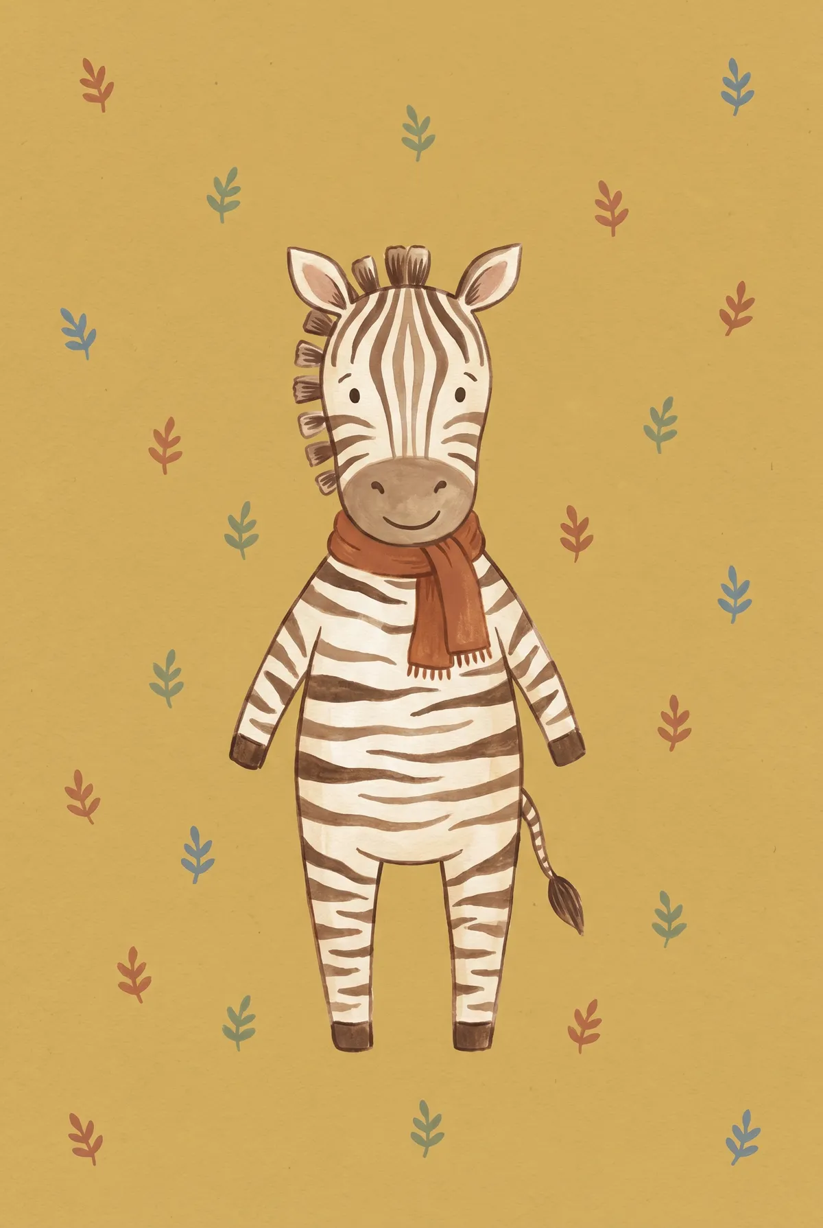 Zebra Print with Scarf