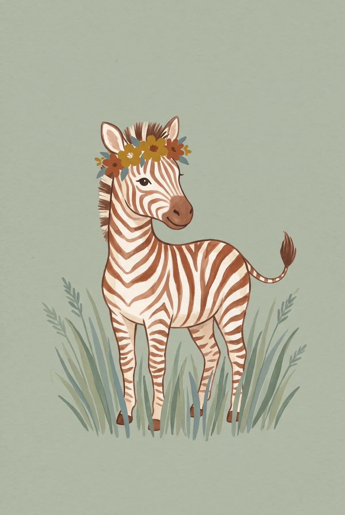 Boho Zebra Print
