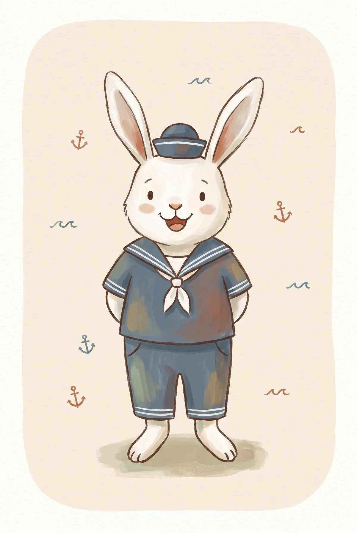 Sailor Bunny Print