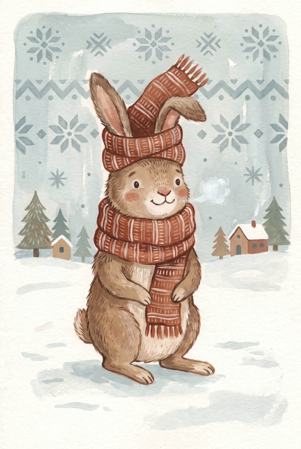 Winter Bunny Print