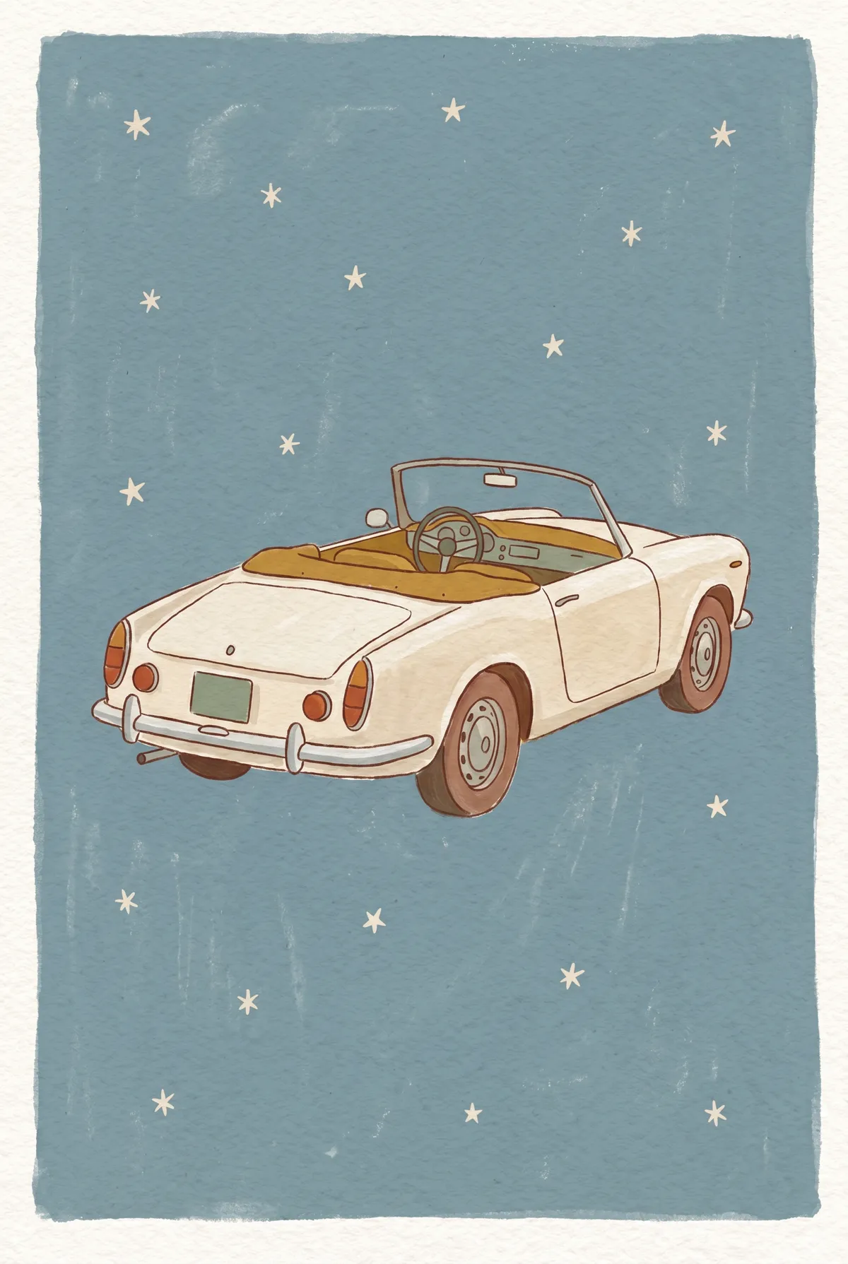 Vintage Cream Convertible Print