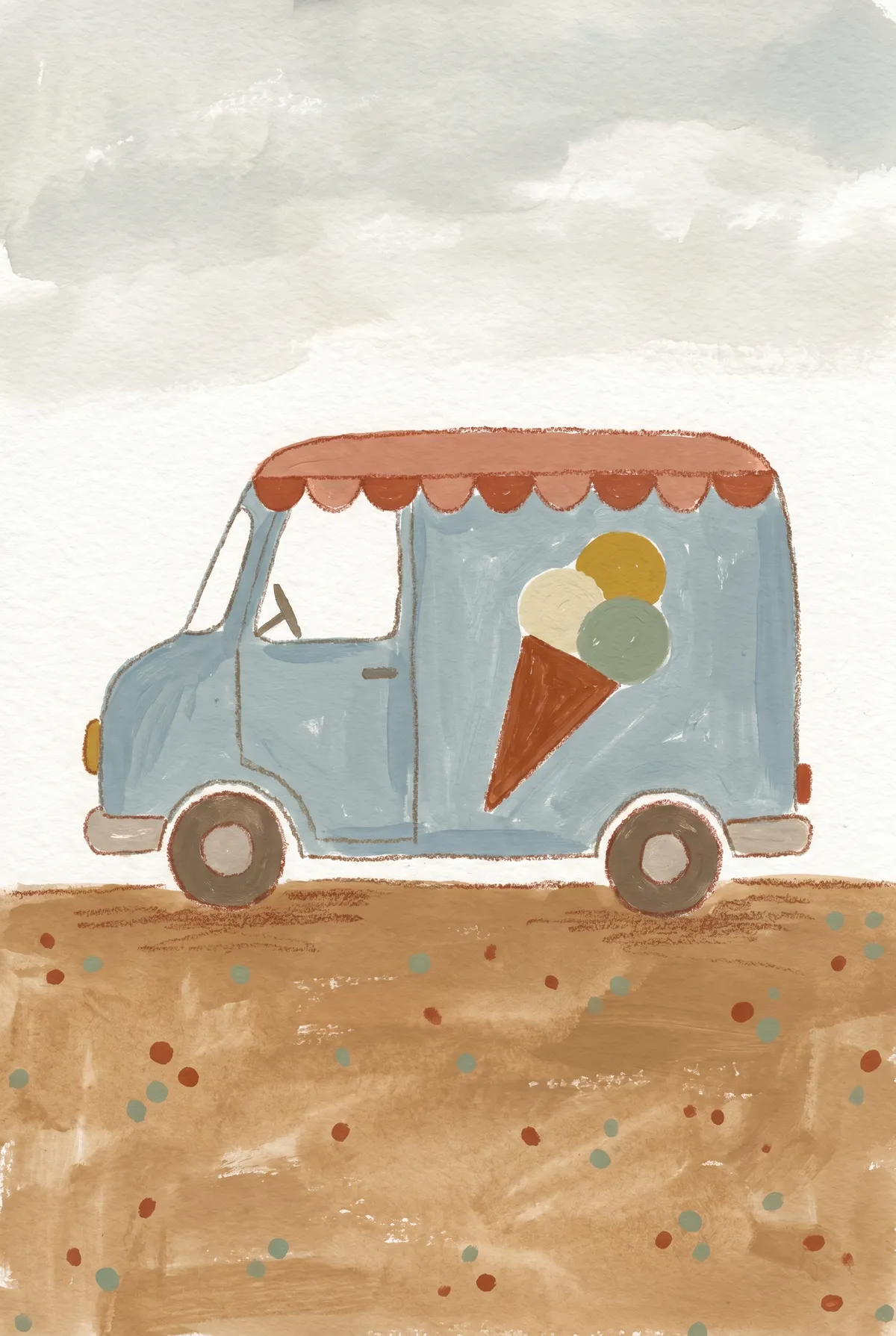 Ice Cream Truck Print