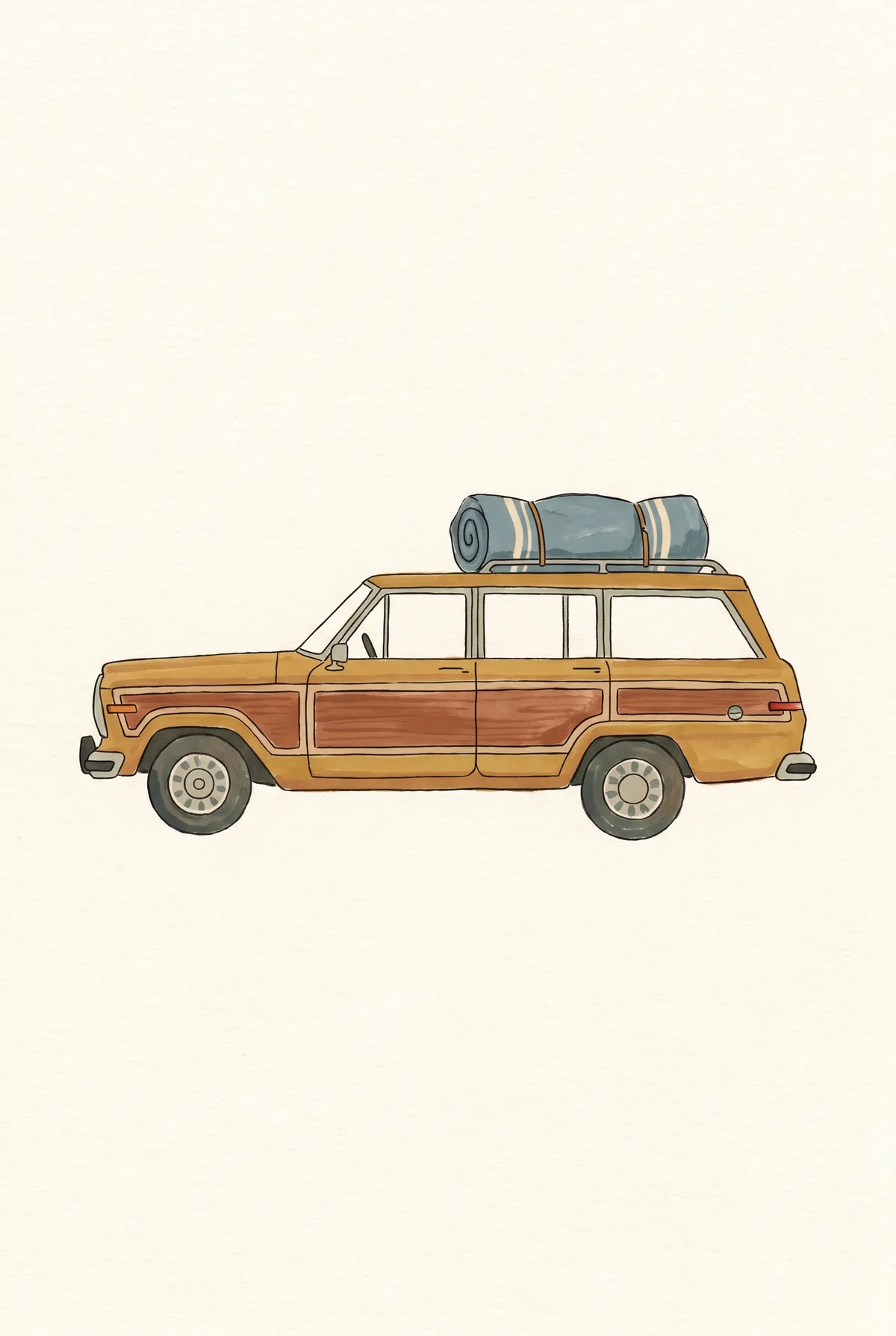 Vintage Wagoneer Print
