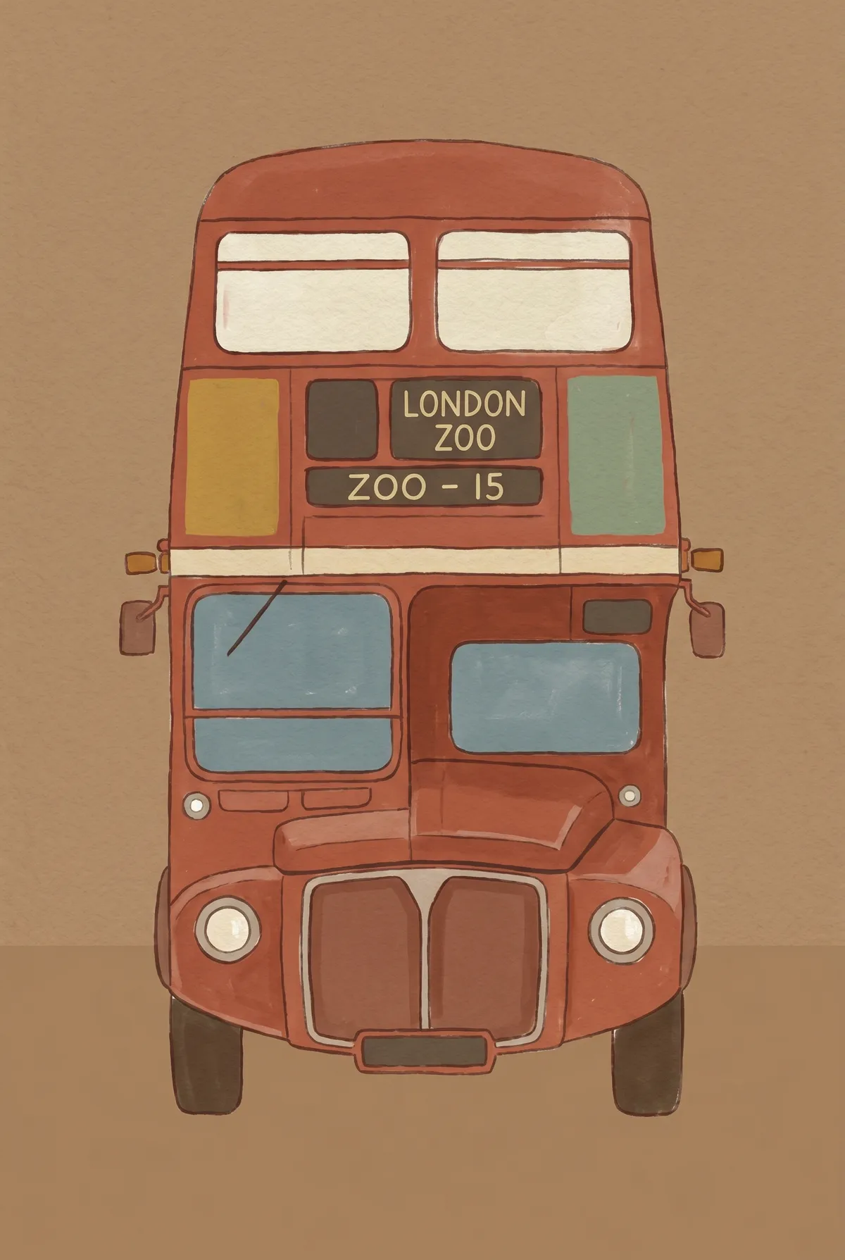 London Bus Print