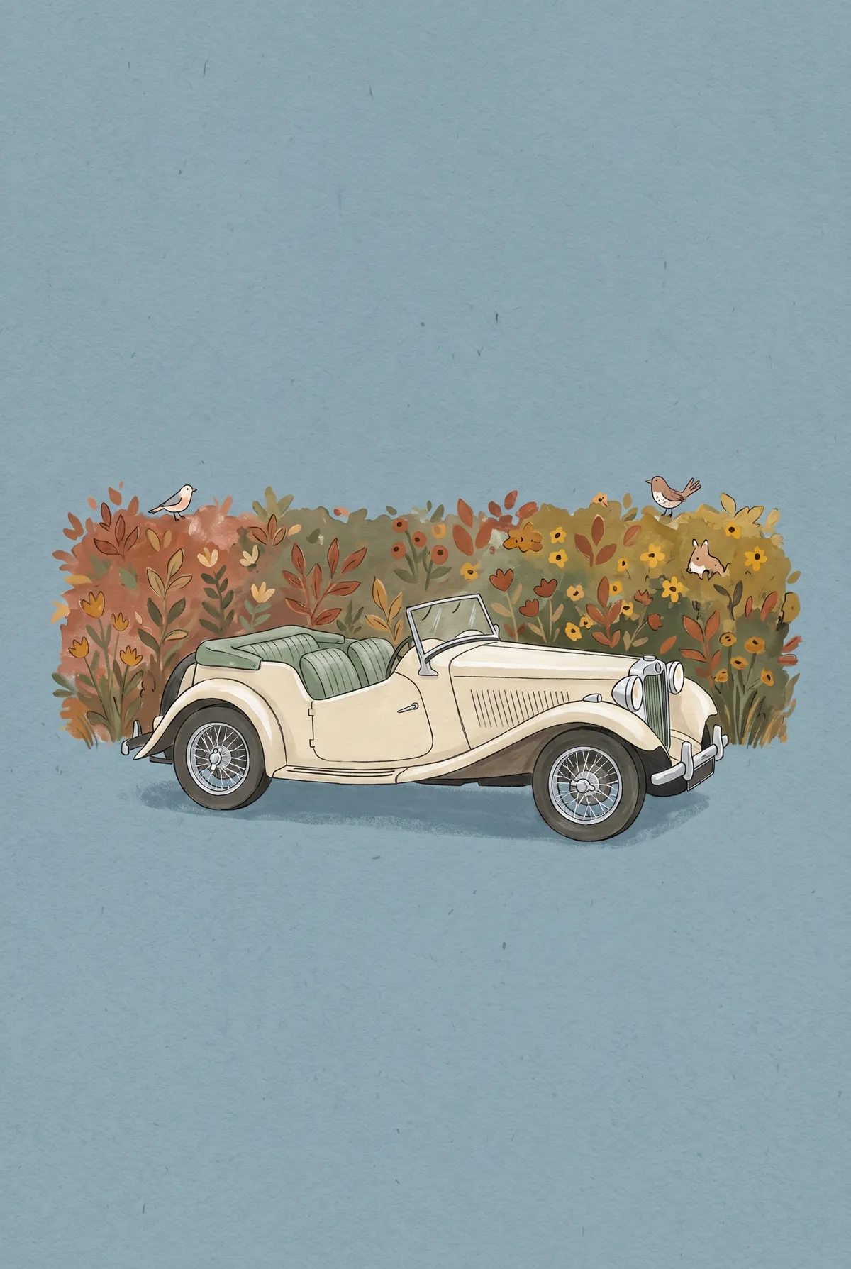 Vintage Cream Convertible Print