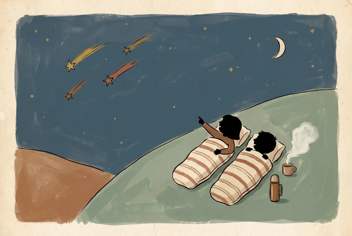 Kids Stargazing Print