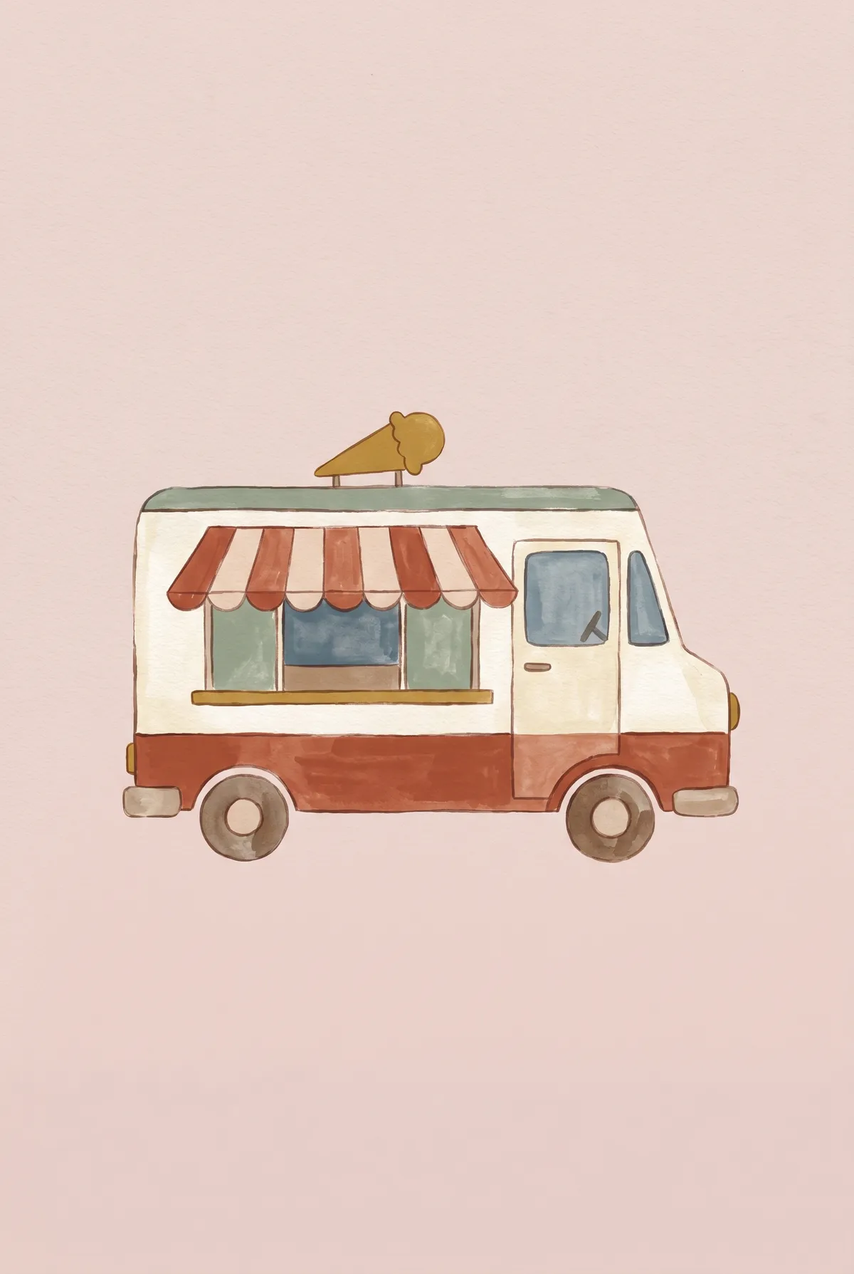 Ice Cream Truck Print