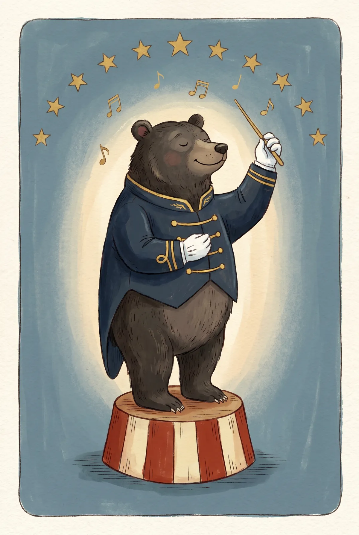 Bear Conductor Print