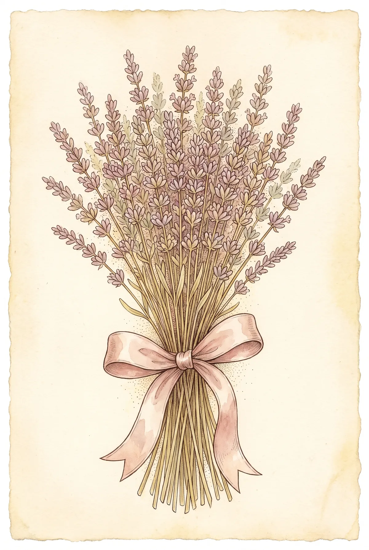 Lavender Bouquet Print