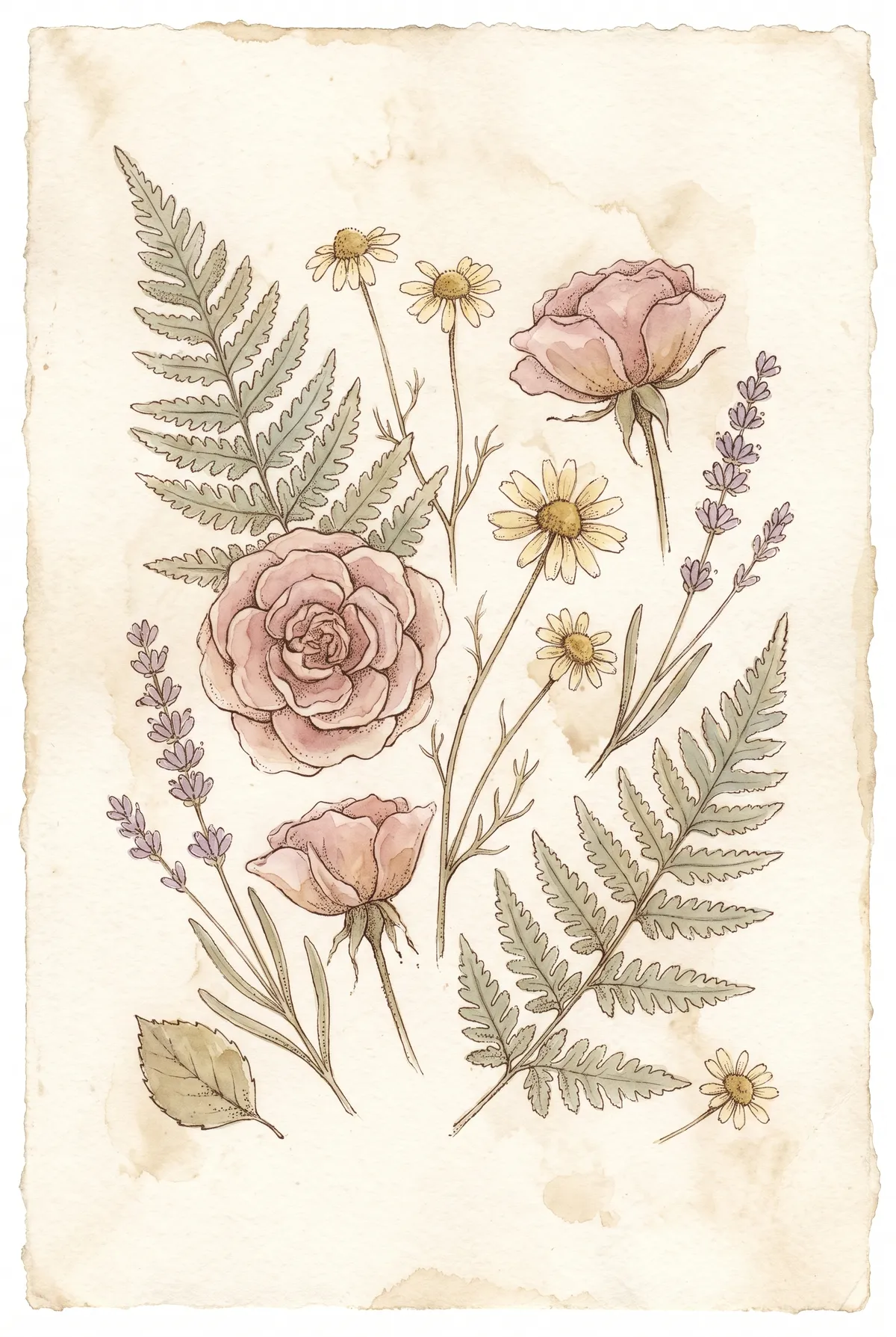 Pressed Flowers Print
