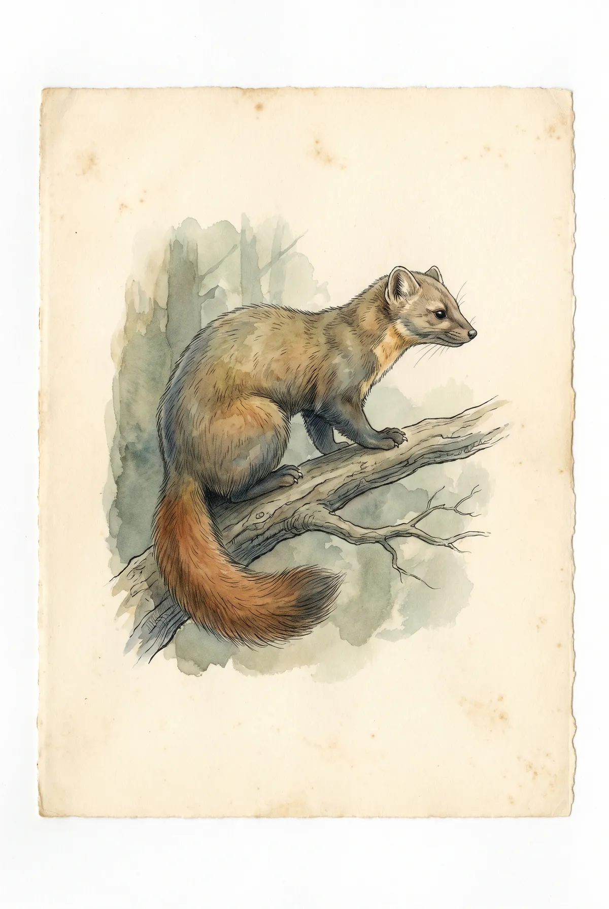 Pine Marten Print