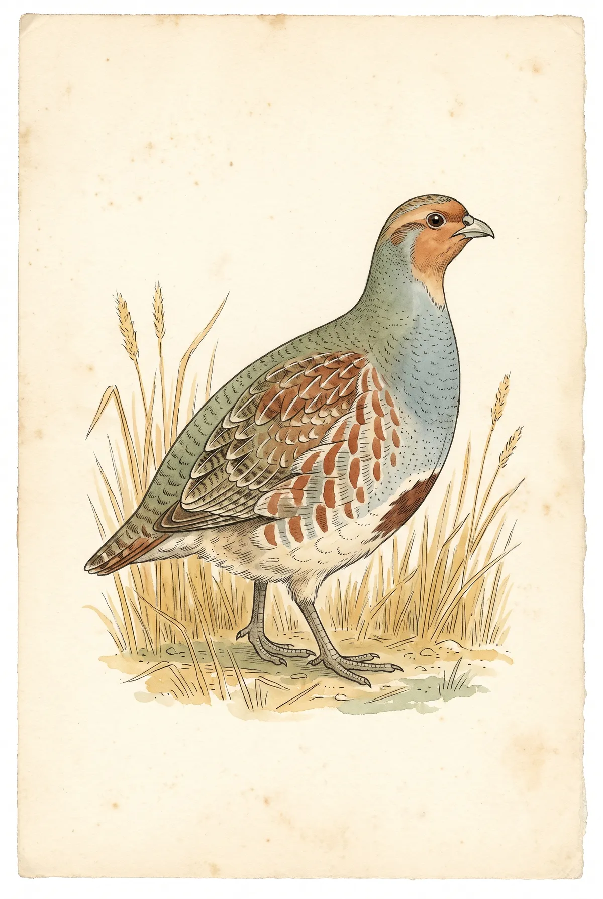 Grey Partridge Print