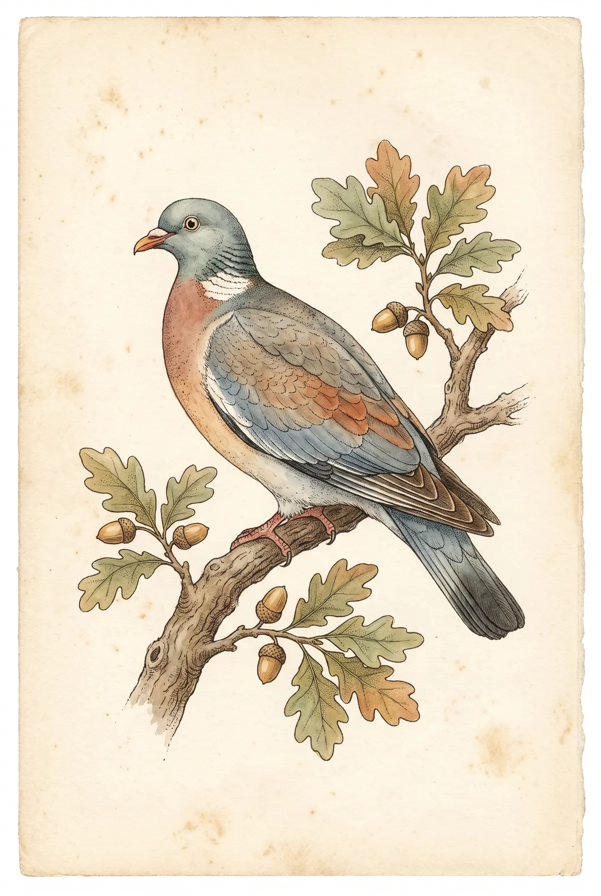 Wood Pigeon Print