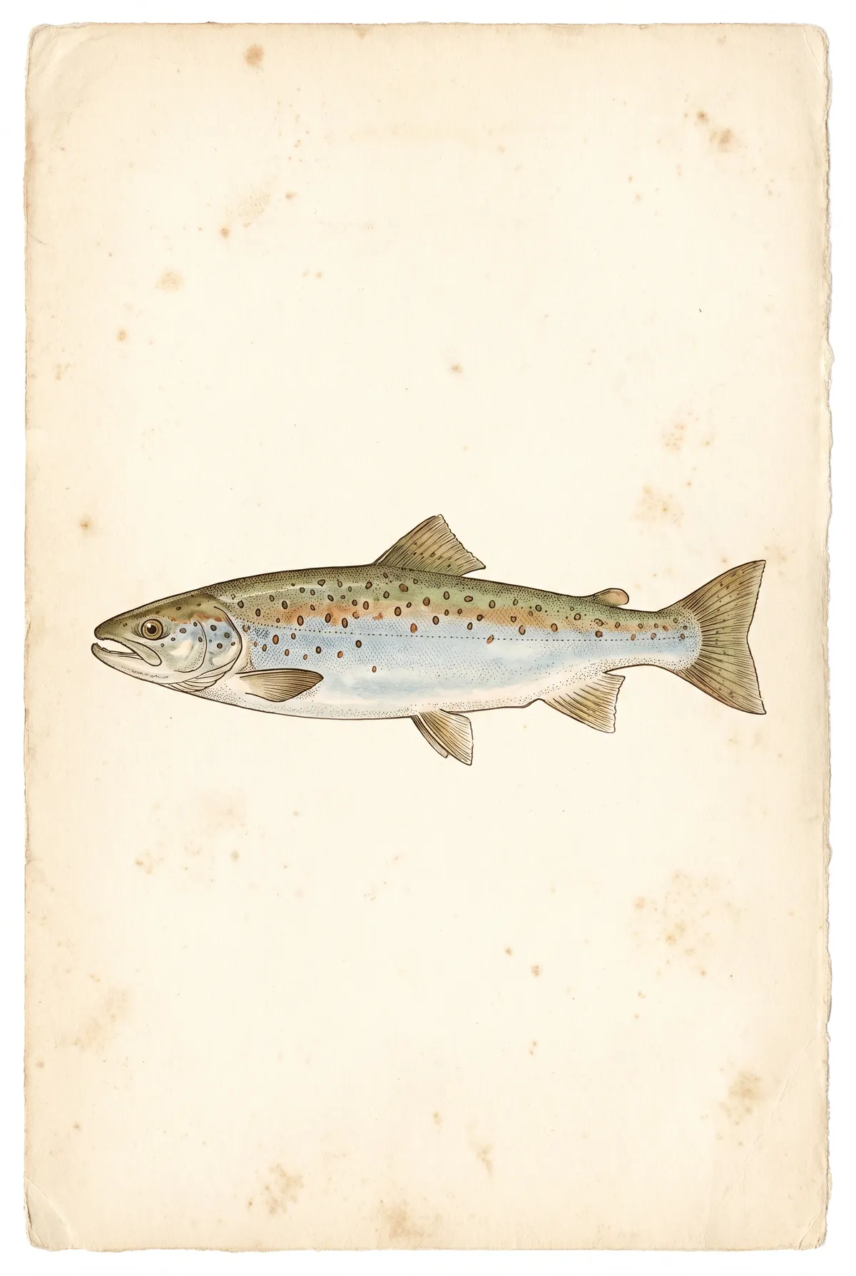 Vintage Atlantic Salmon Print