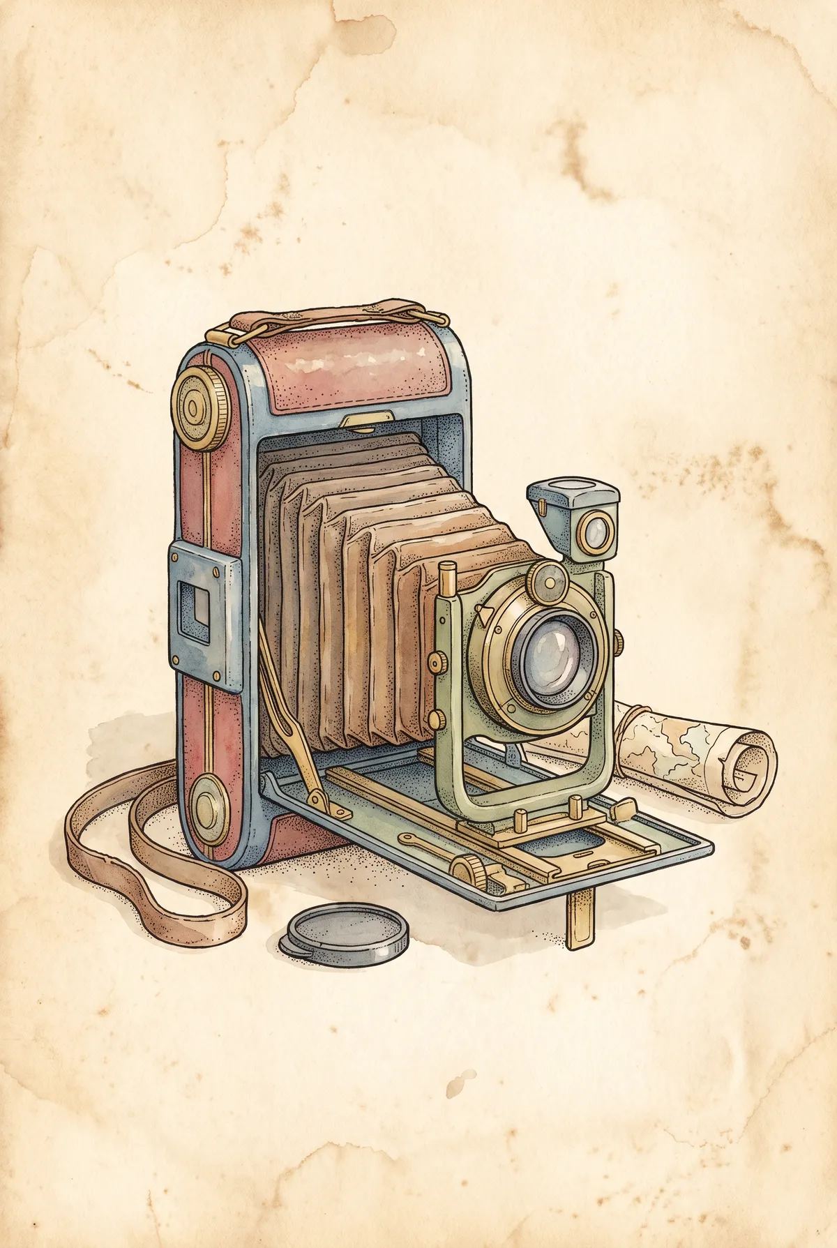 Vintage Bellows Camera Print