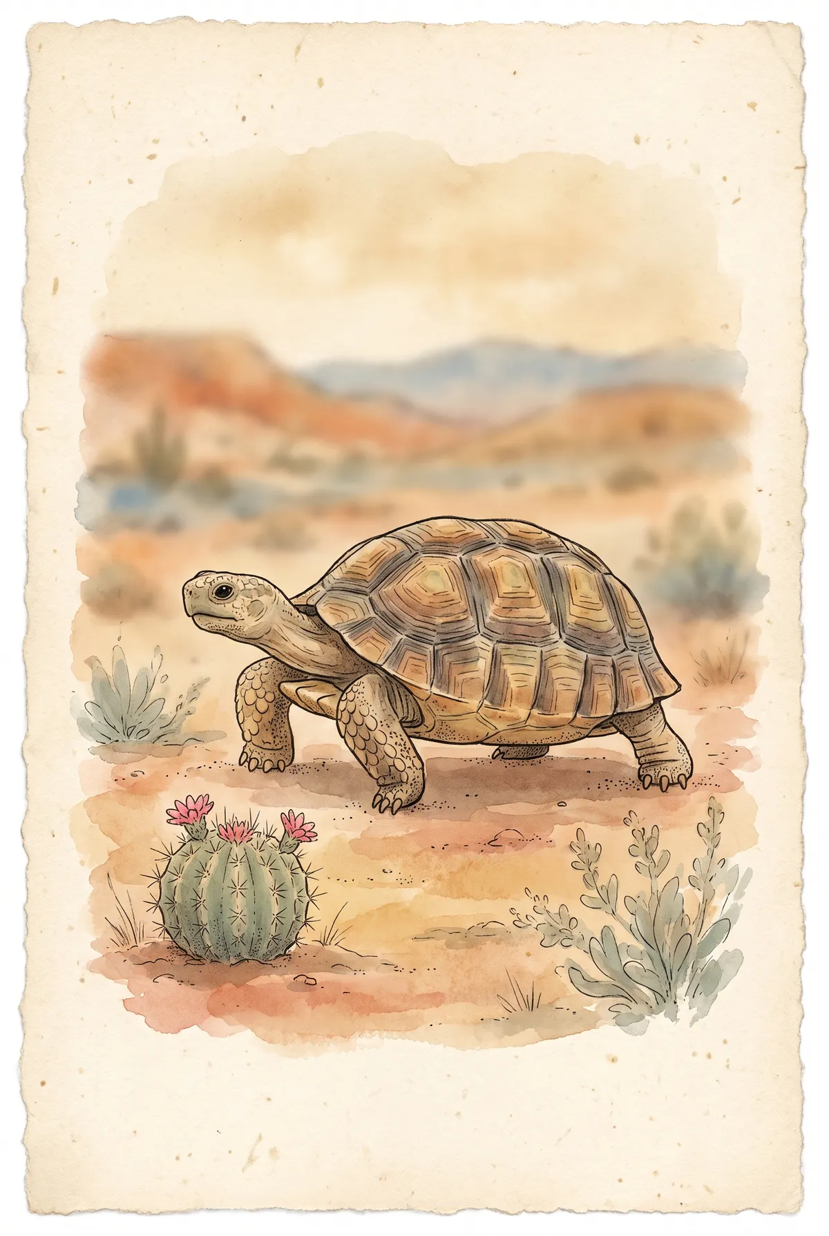 Desert Tortoise Print