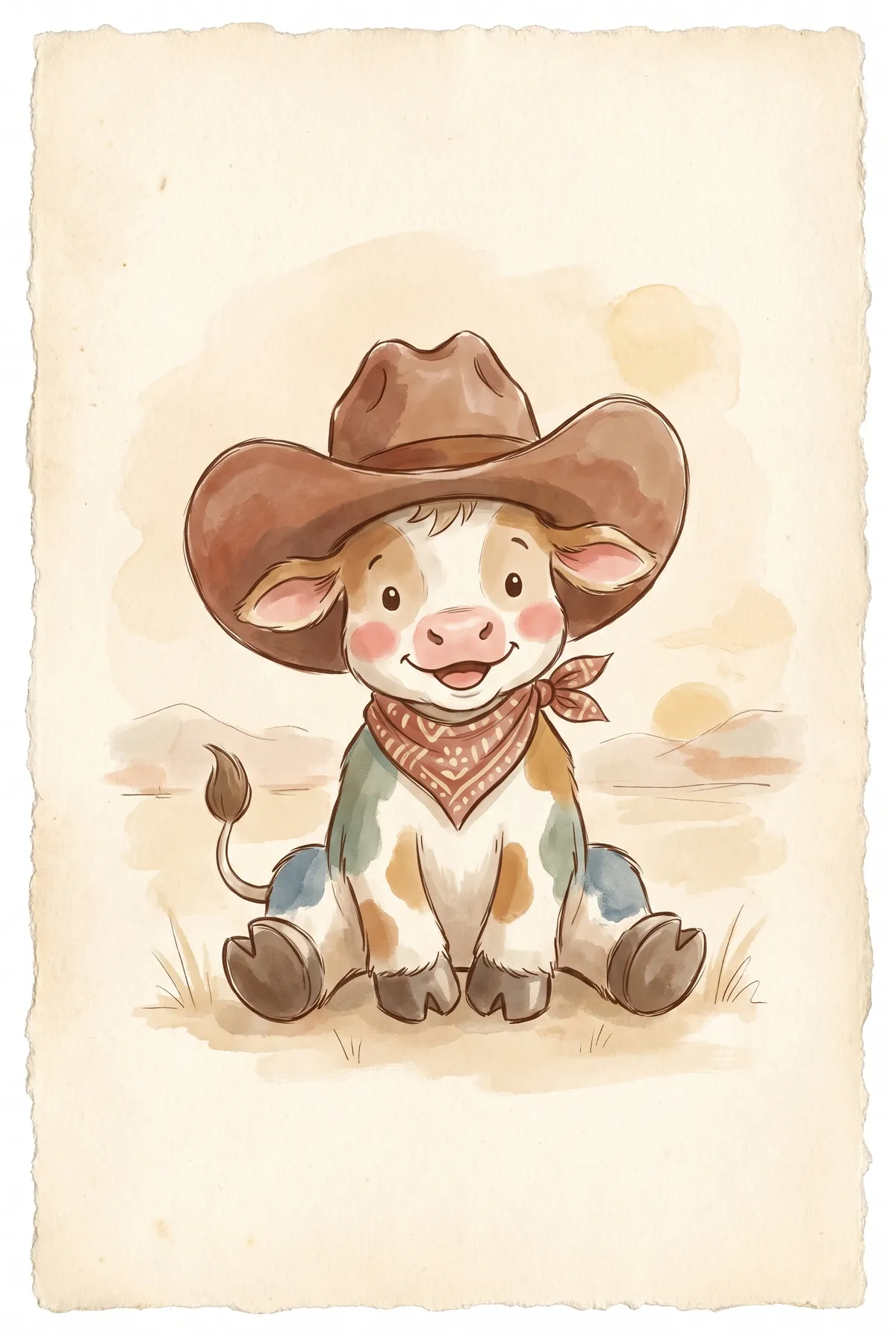 Cowboy Calf Print