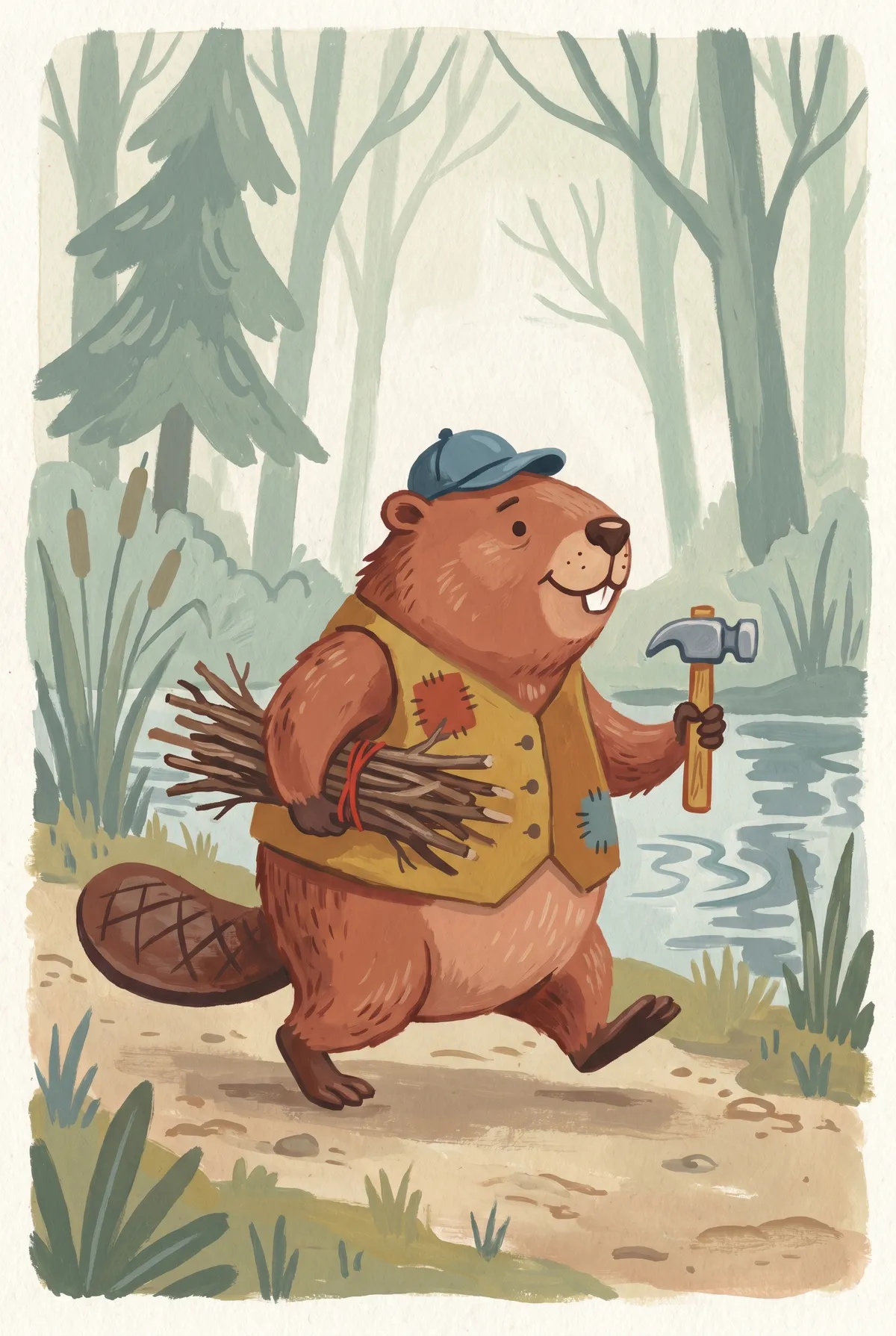 Busy Beaver Builder Print