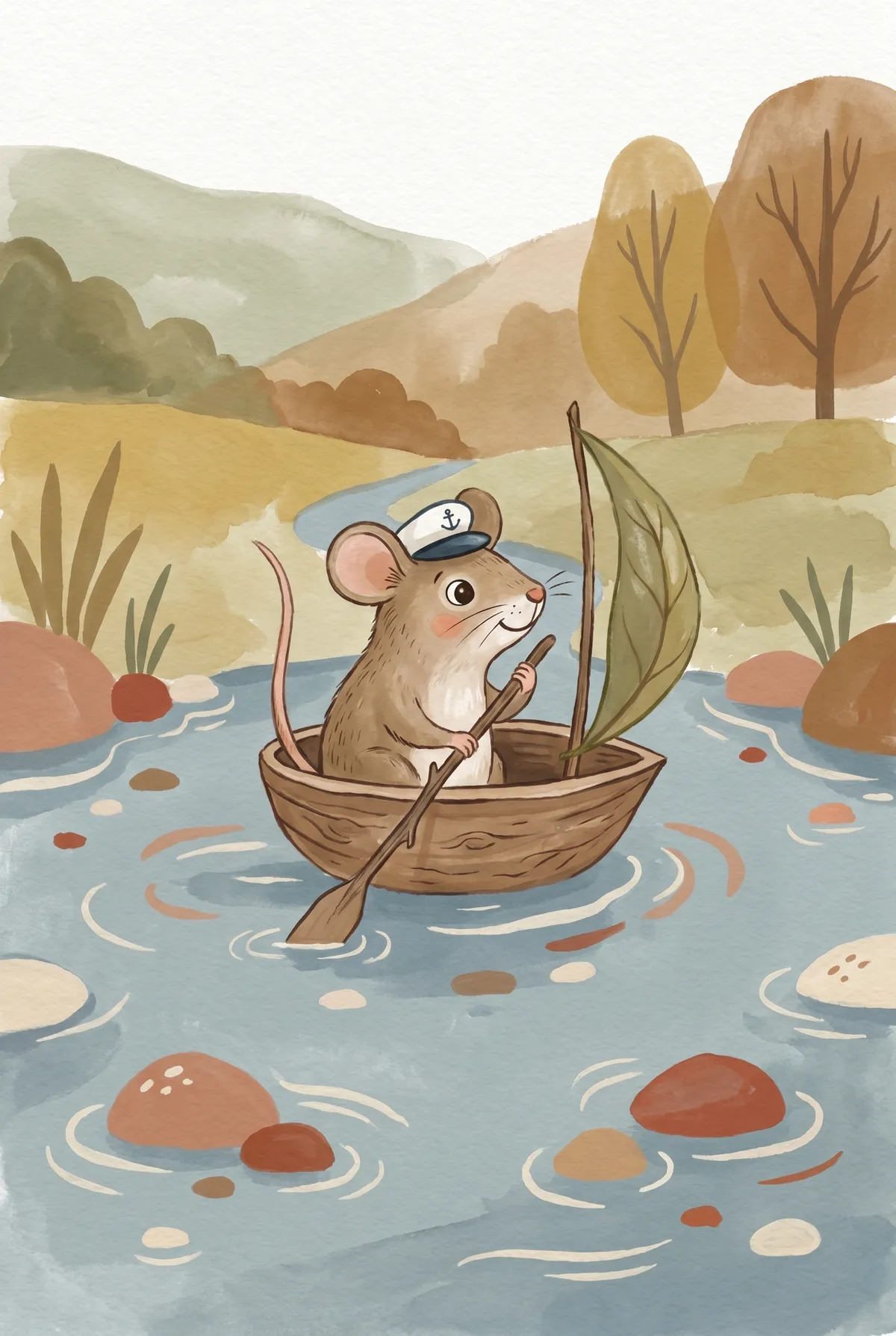 Sailor Mouse Print