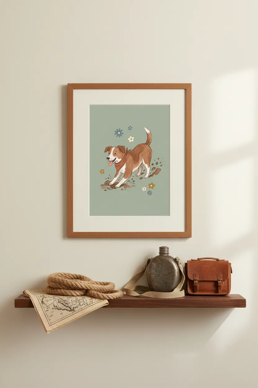 Digging Dog Print