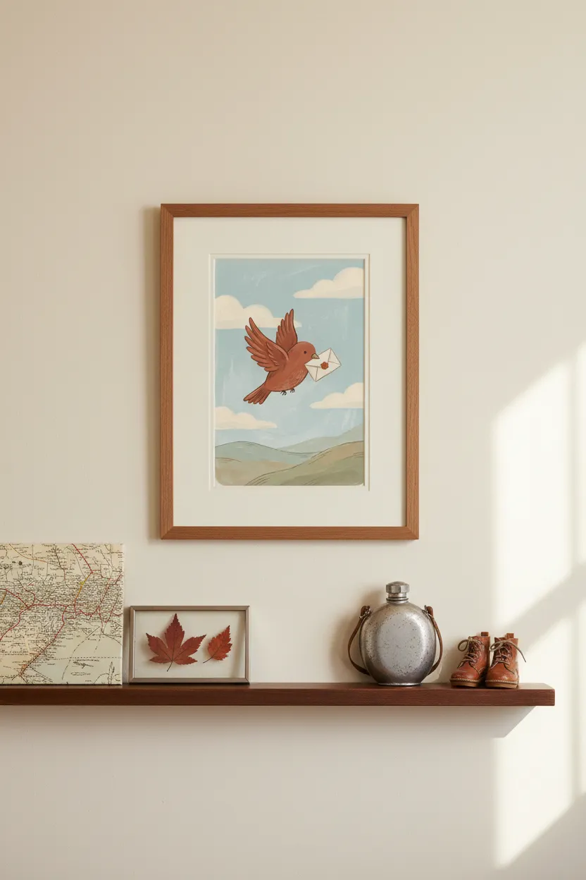 Messenger Bird Print