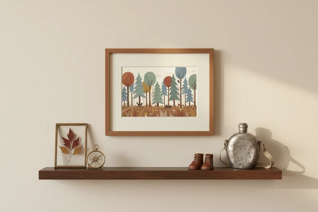 Whimsical Forest Panorama Print