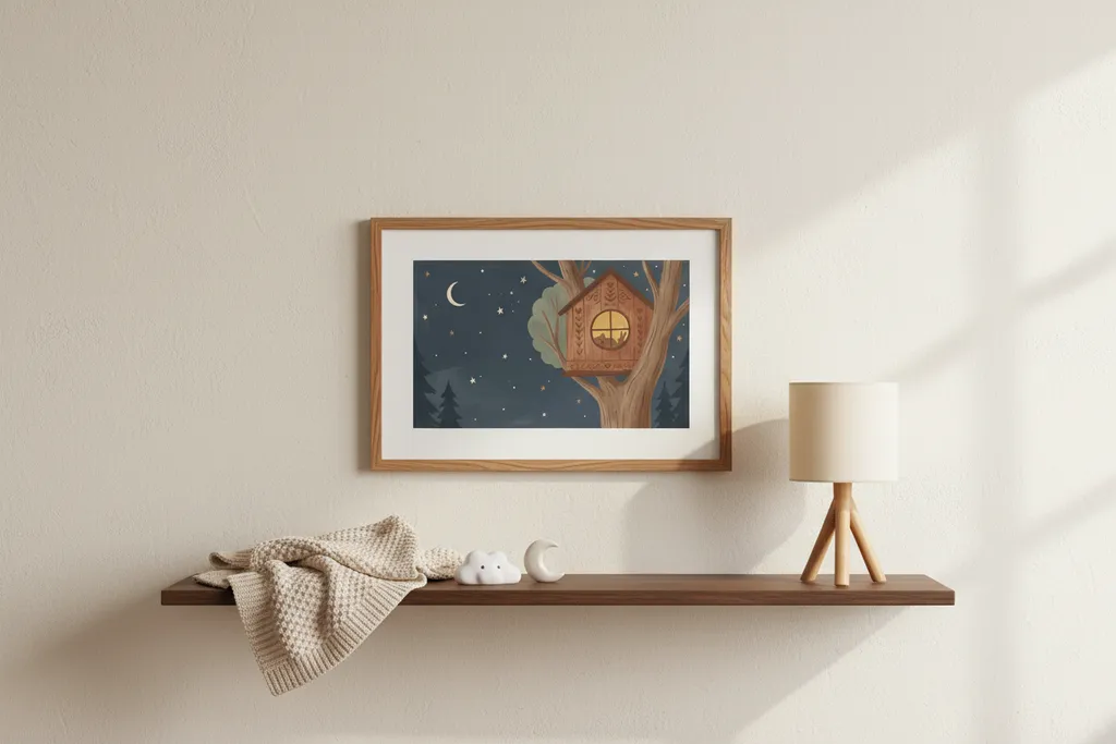Treehouse Bedtime Print