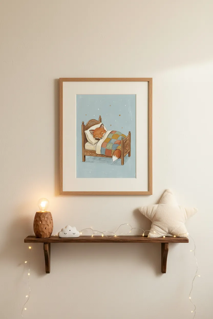Sleeping Fox Print