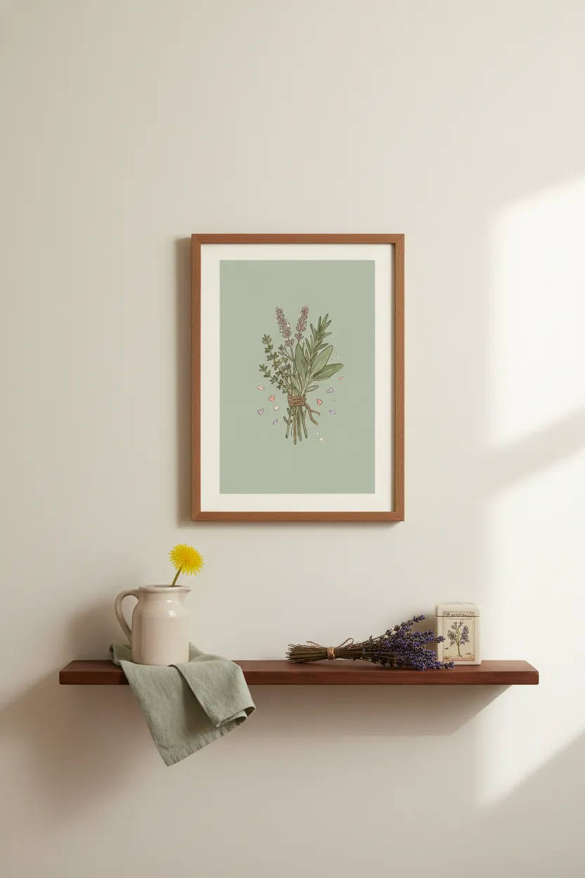 Herb Bundle Print