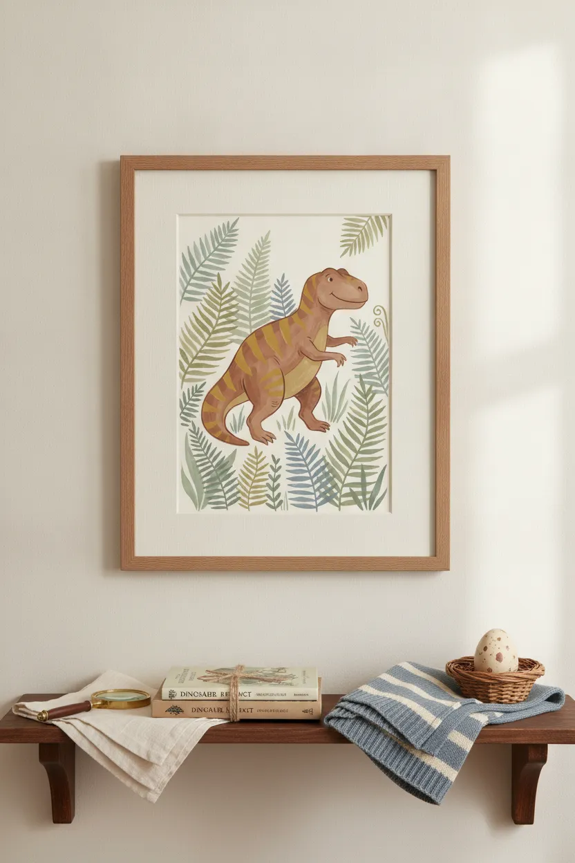 Allosaurus Dinosaur Print