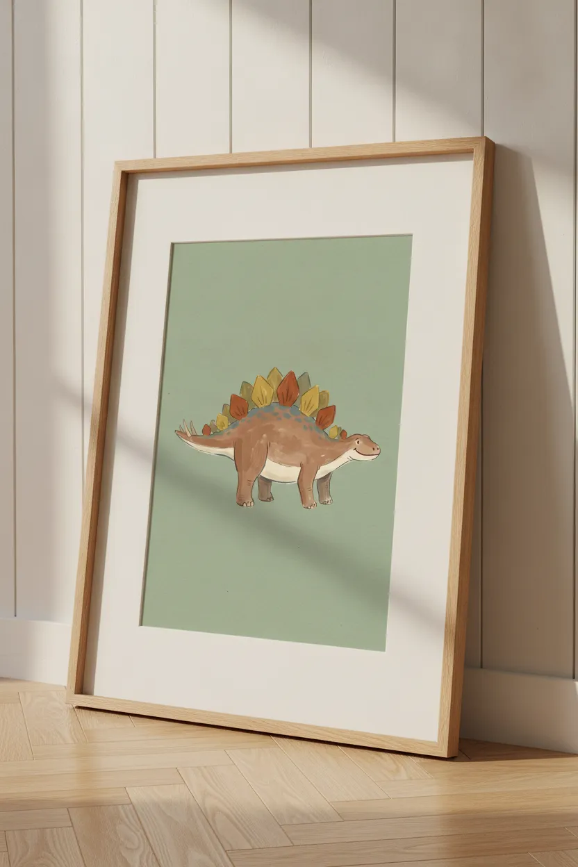 Stegosaurus Print