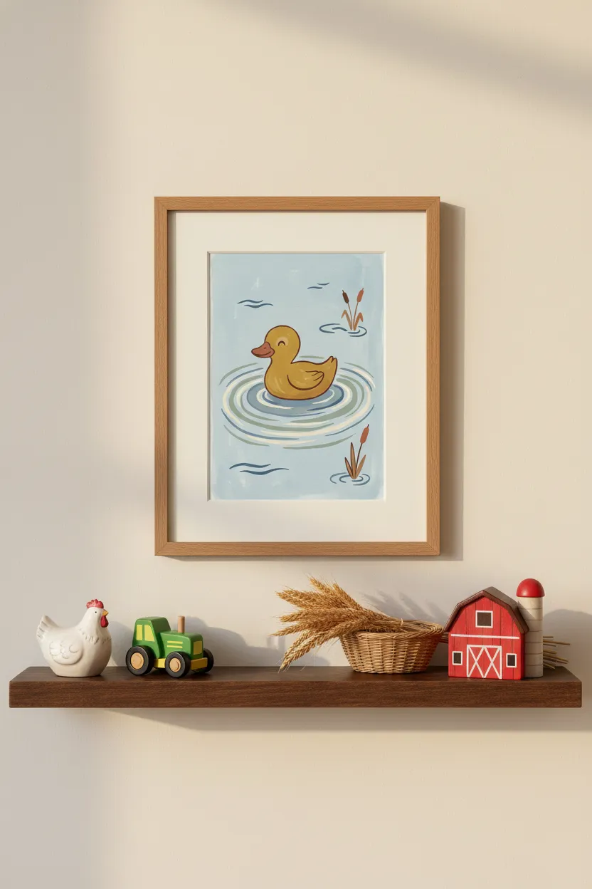 Duckling Pond Print