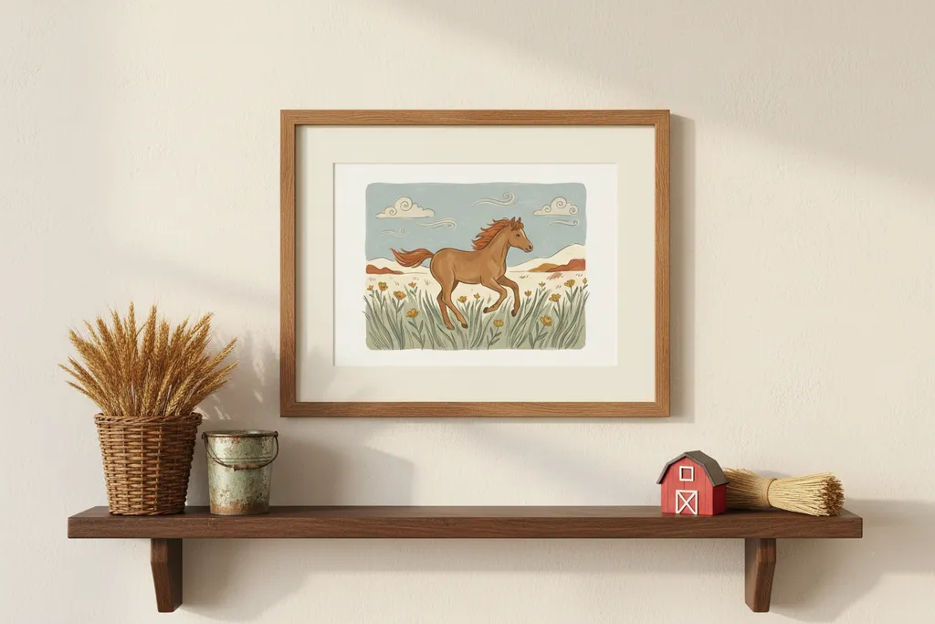 Galloping Horse Print